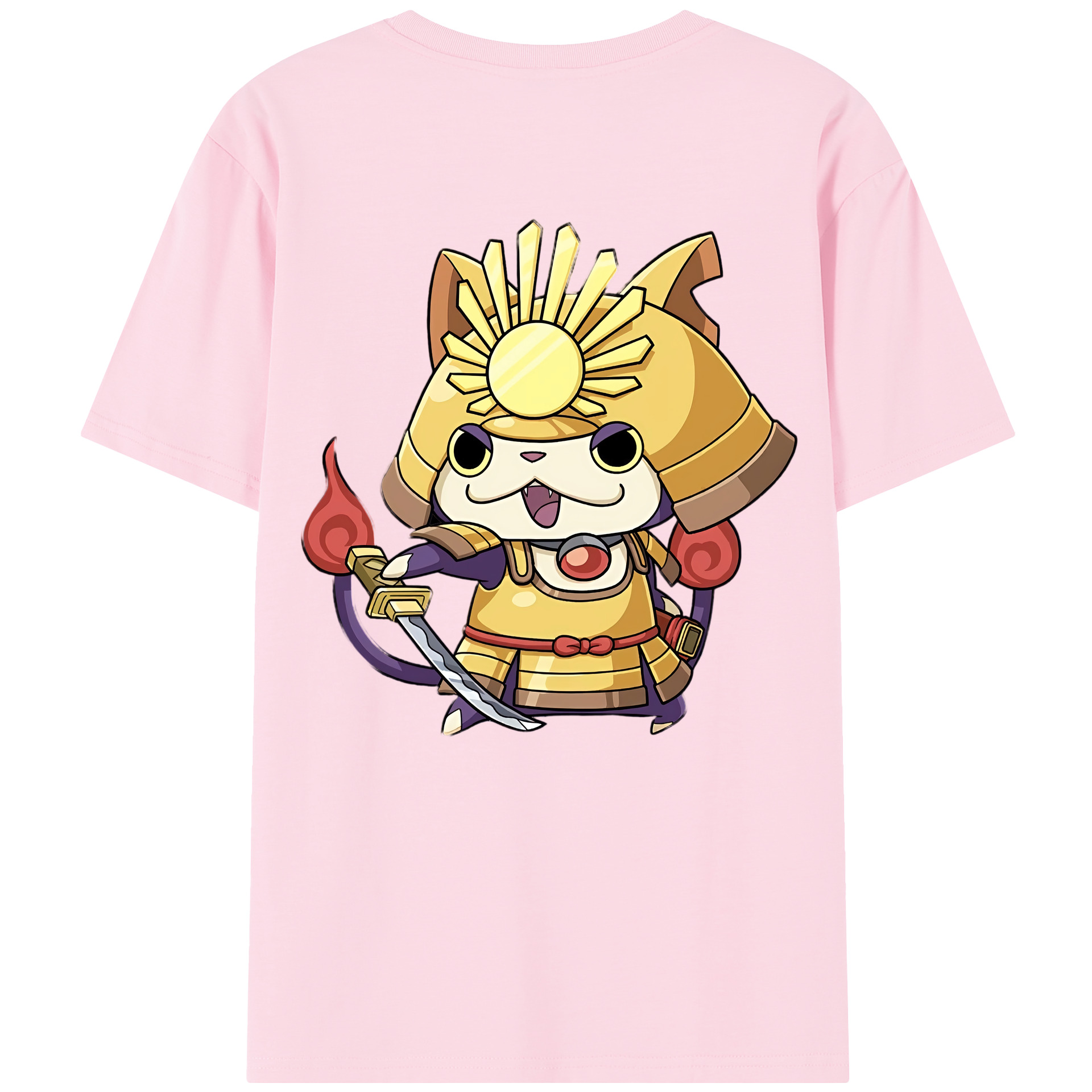 （画像用） 妖怪ウォッチ Yo-kai Watch 綿100％半袖Tシャツ（背面プリント）