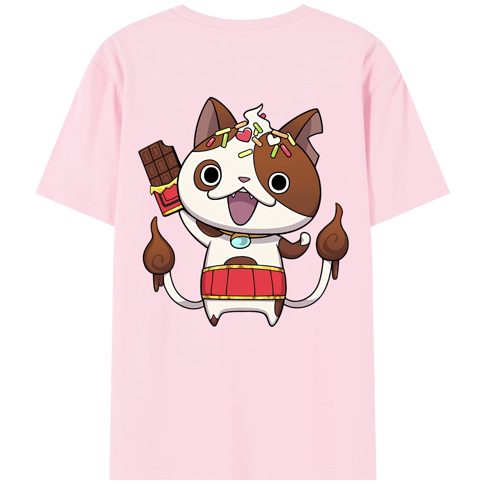 （画像用） 妖怪ウォッチ Yo-kai Watch 綿100％半袖Tシャツ（背面プリント）