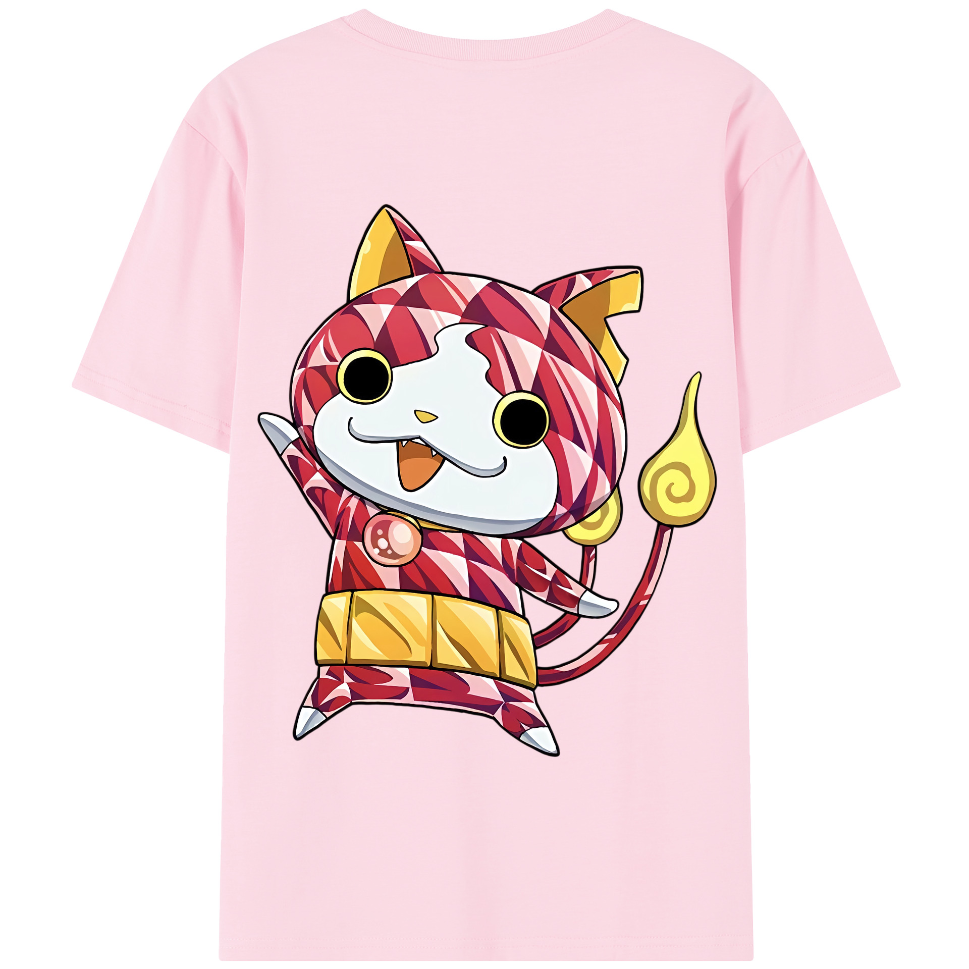 （画像用） 妖怪ウォッチ Yo-kai Watch 綿100％半袖Tシャツ（背面プリント）
