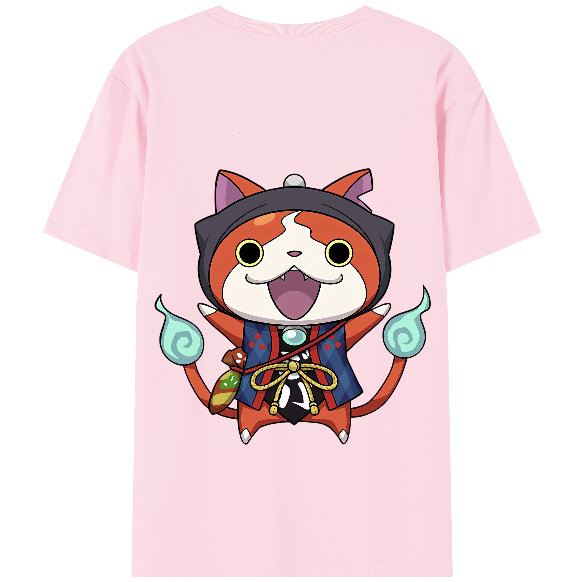 （画像用） 妖怪ウォッチ Yo-kai Watch 綿100％半袖Tシャツ（背面プリント）