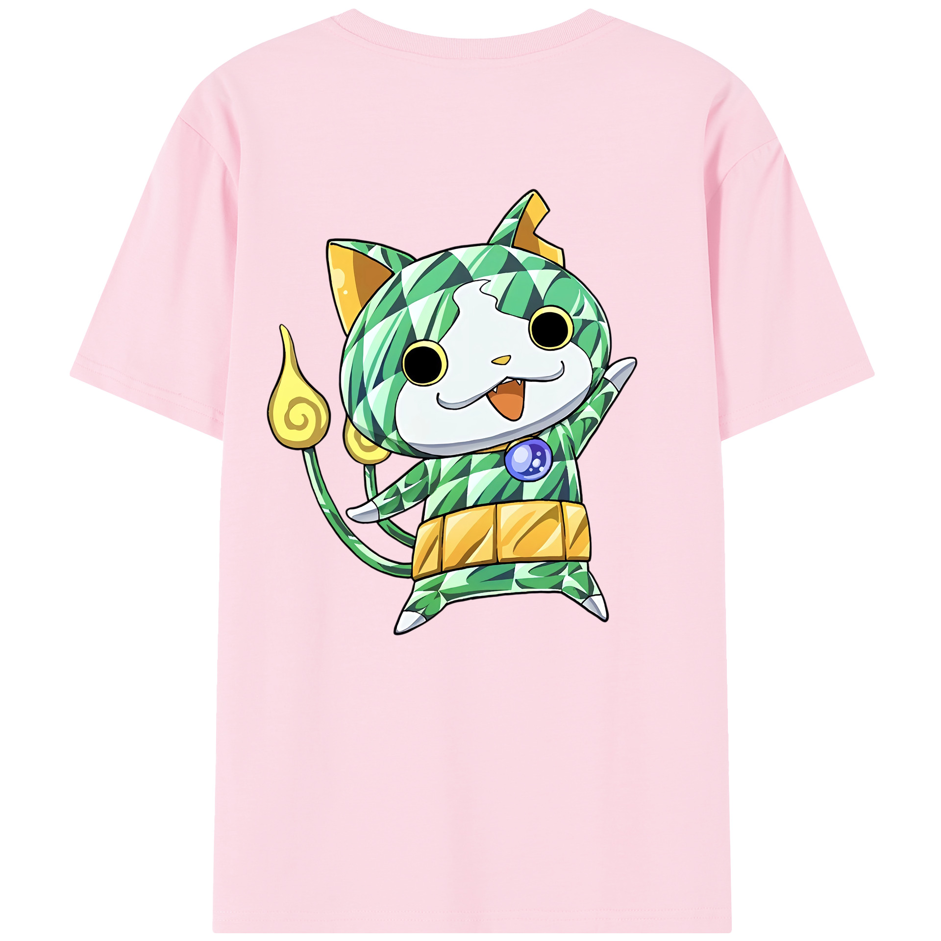 （画像用） 妖怪ウォッチ Yo-kai Watch 綿100％半袖Tシャツ（背面プリント）