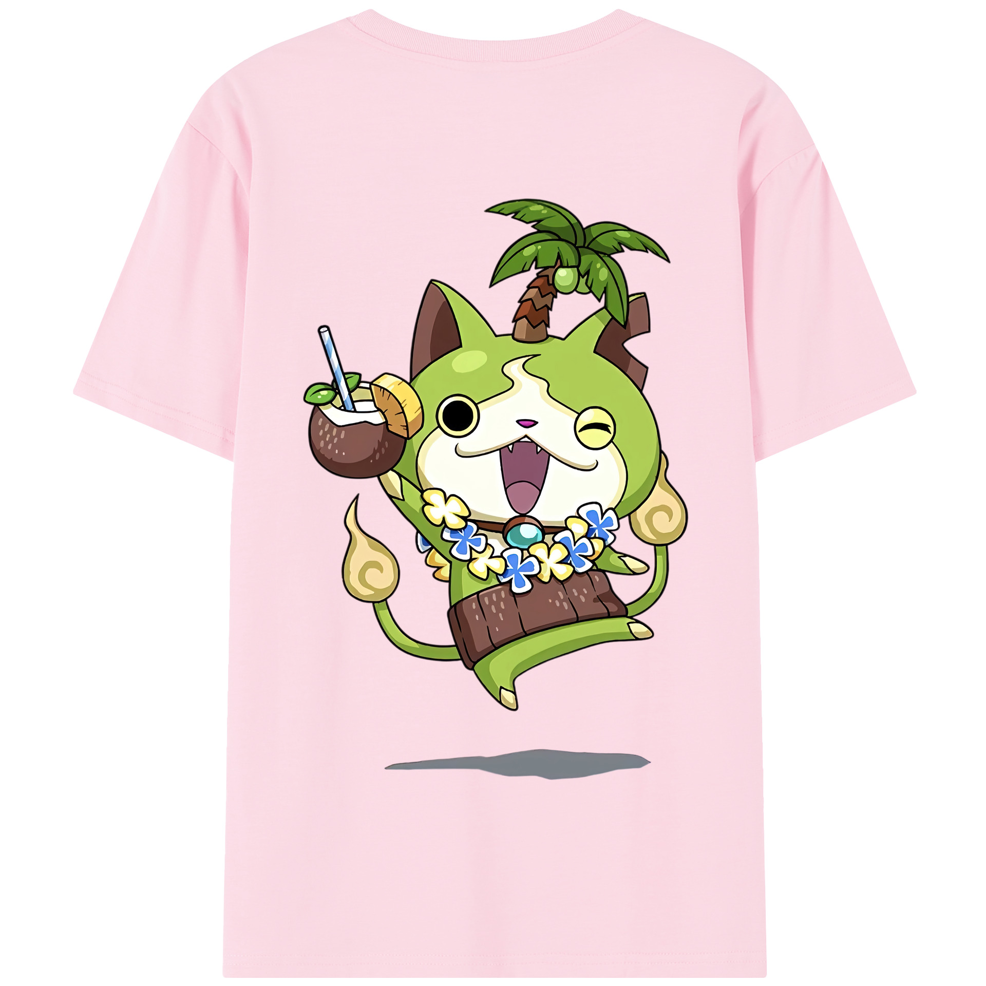 （画像用） 妖怪ウォッチ Yo-kai Watch 綿100％半袖Tシャツ（背面プリント）