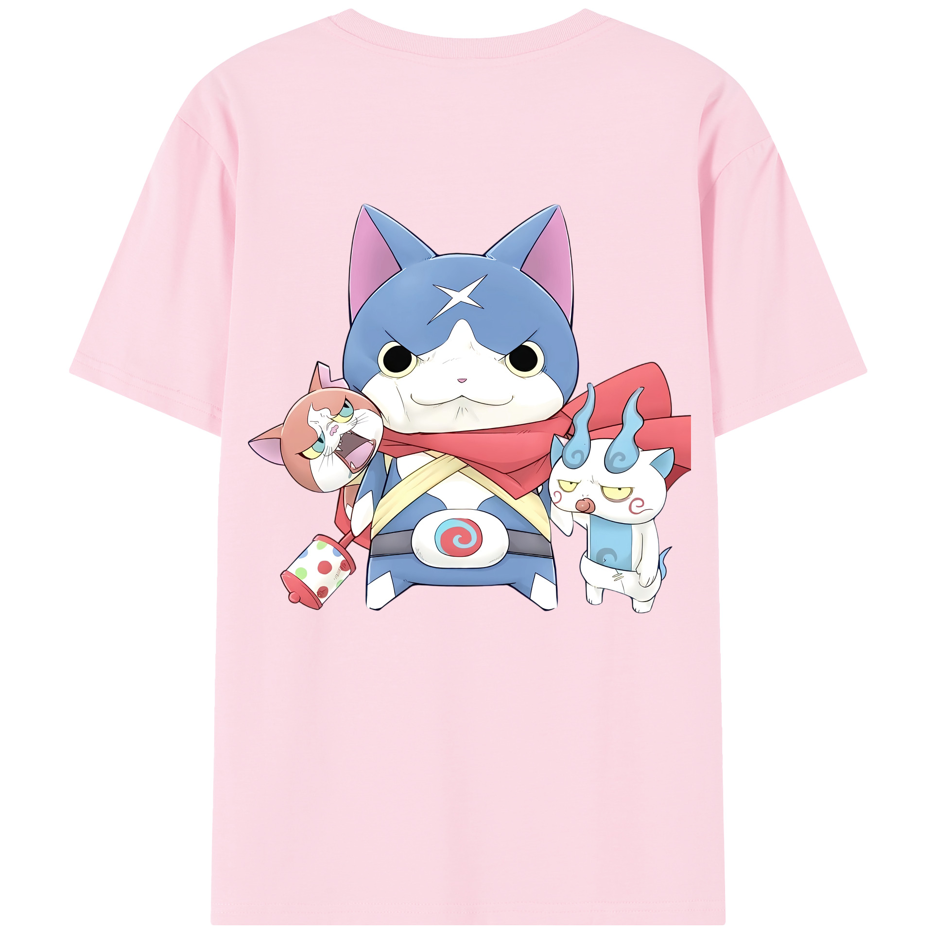 （画像用） 妖怪ウォッチ Yo-kai Watch 綿100％半袖Tシャツ（背面プリント）
