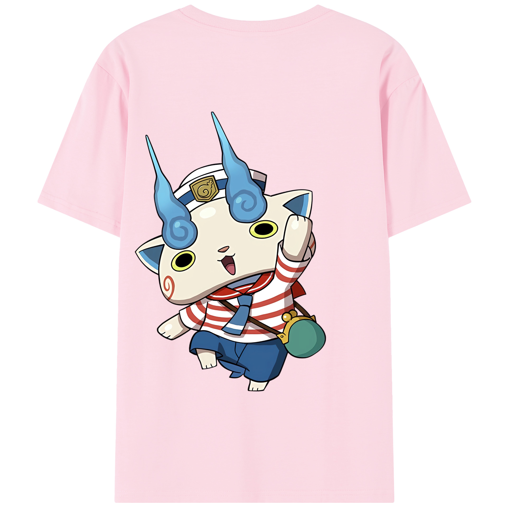 （画像用） 妖怪ウォッチ Yo-kai Watch 綿100％半袖Tシャツ（背面プリント）
