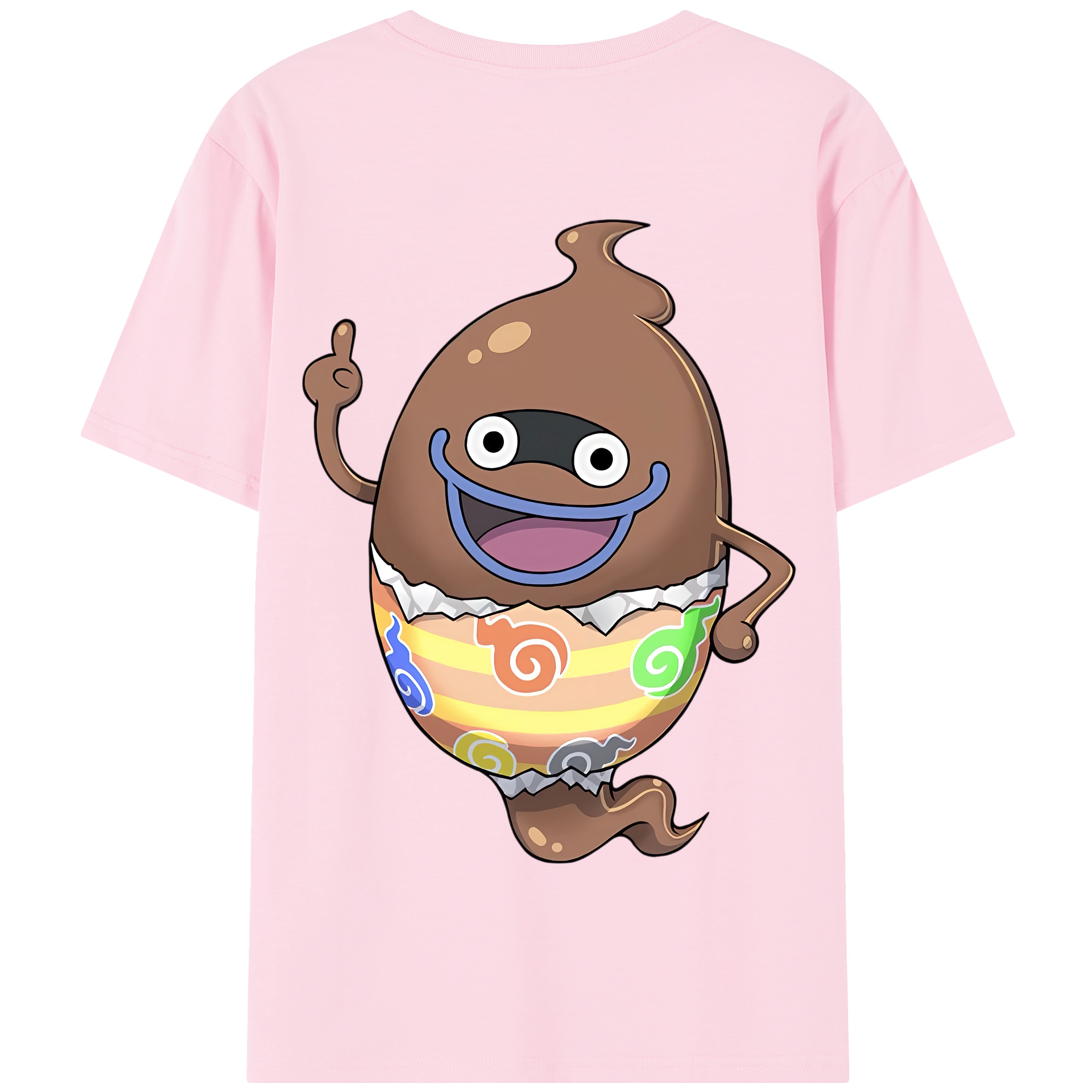 （画像用） 妖怪ウォッチ Yo-kai Watch 綿100％半袖Tシャツ（背面プリント）