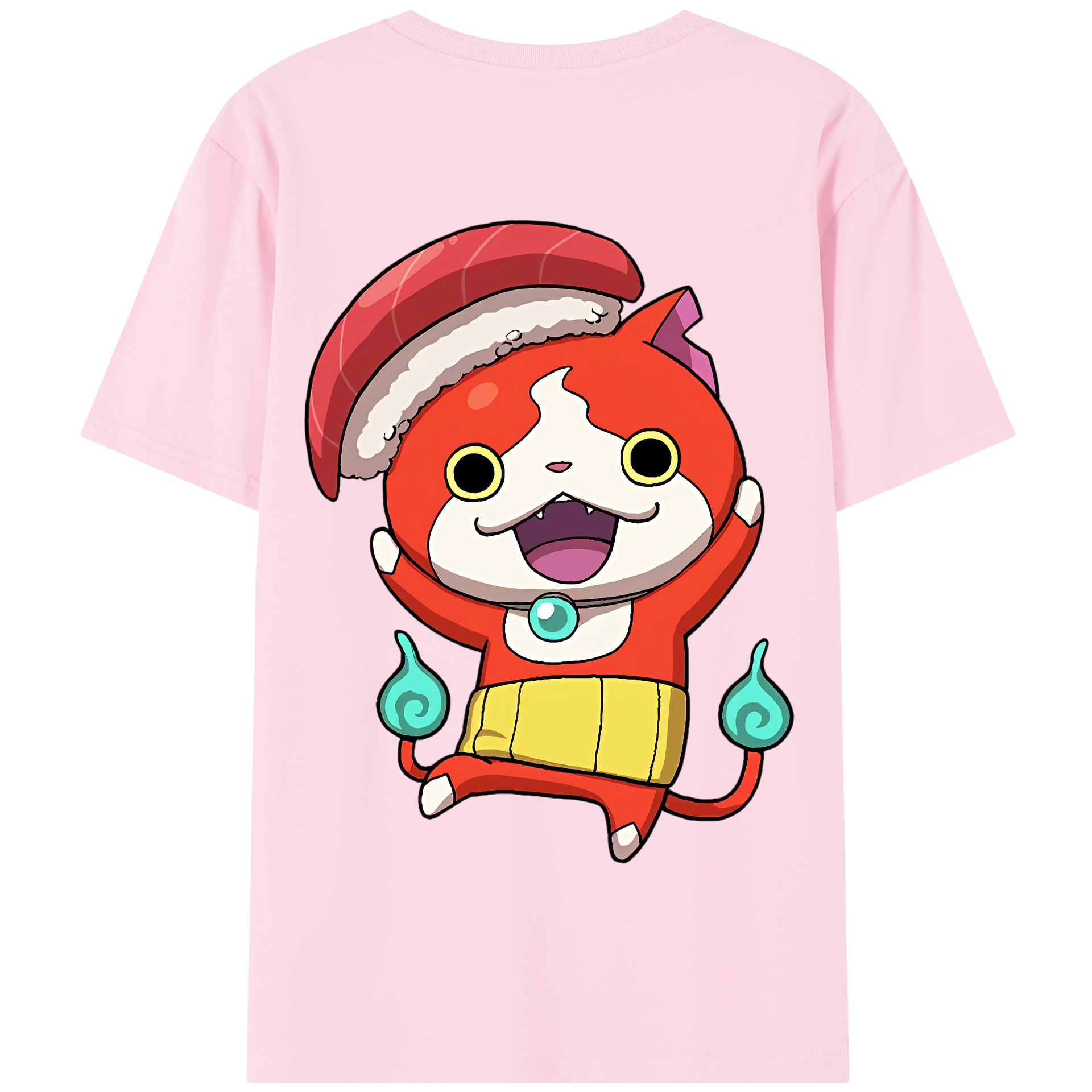 （画像用） 妖怪ウォッチ Yo-kai Watch 綿100％半袖Tシャツ（背面プリント）