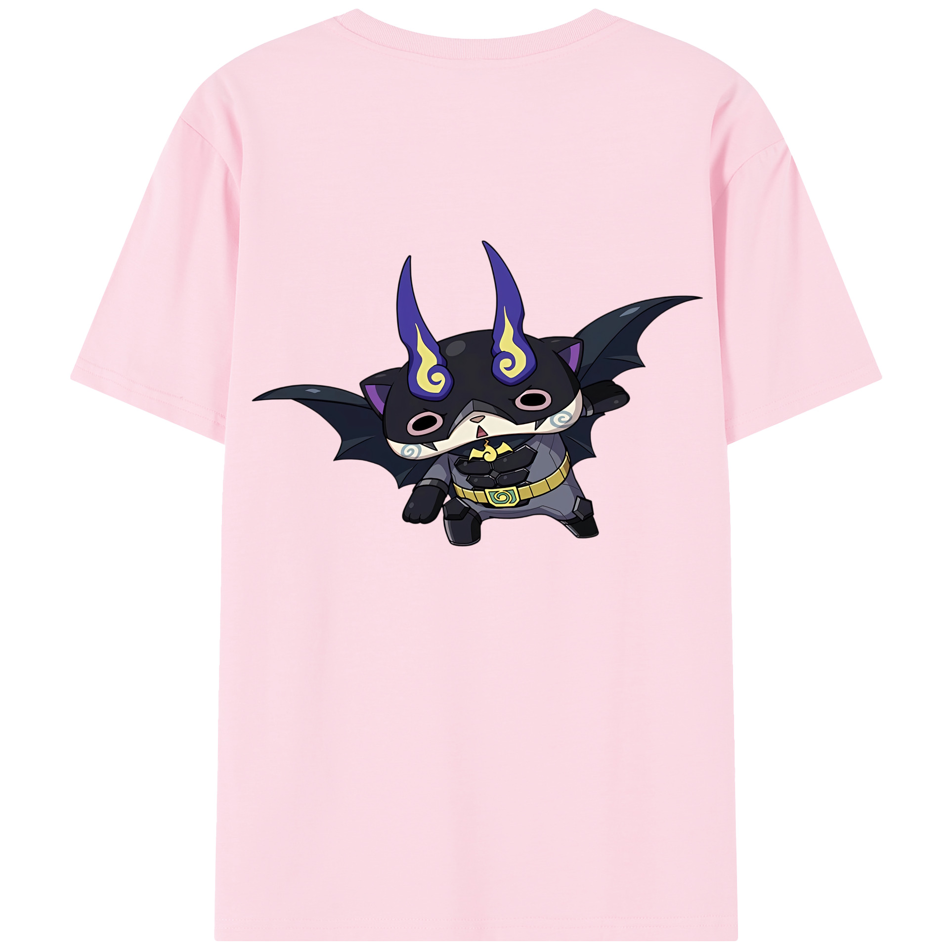 （画像用） 妖怪ウォッチ Yo-kai Watch 綿100％半袖Tシャツ（背面プリント）