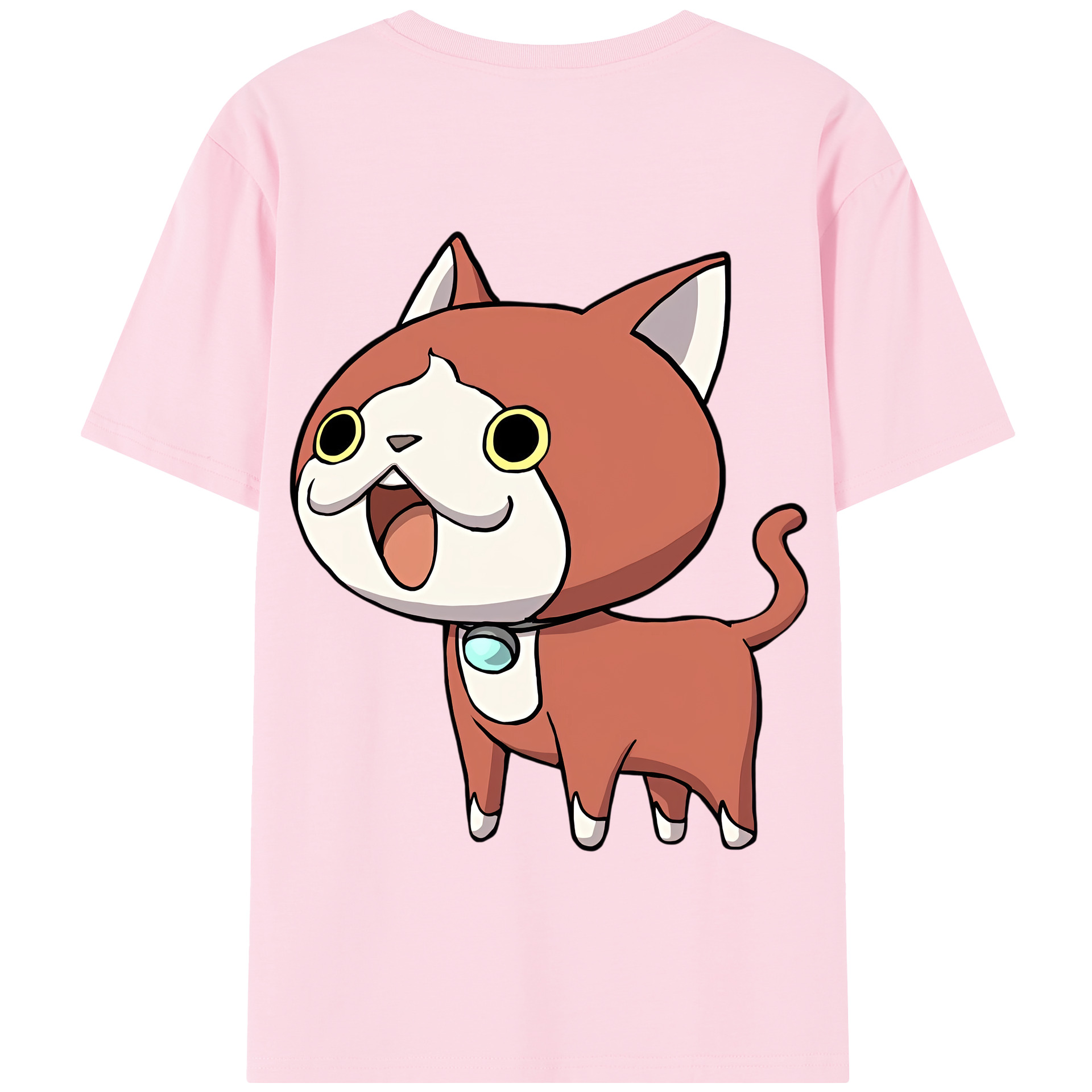 （画像用） 妖怪ウォッチ Yo-kai Watch 綿100％半袖Tシャツ（背面プリント）