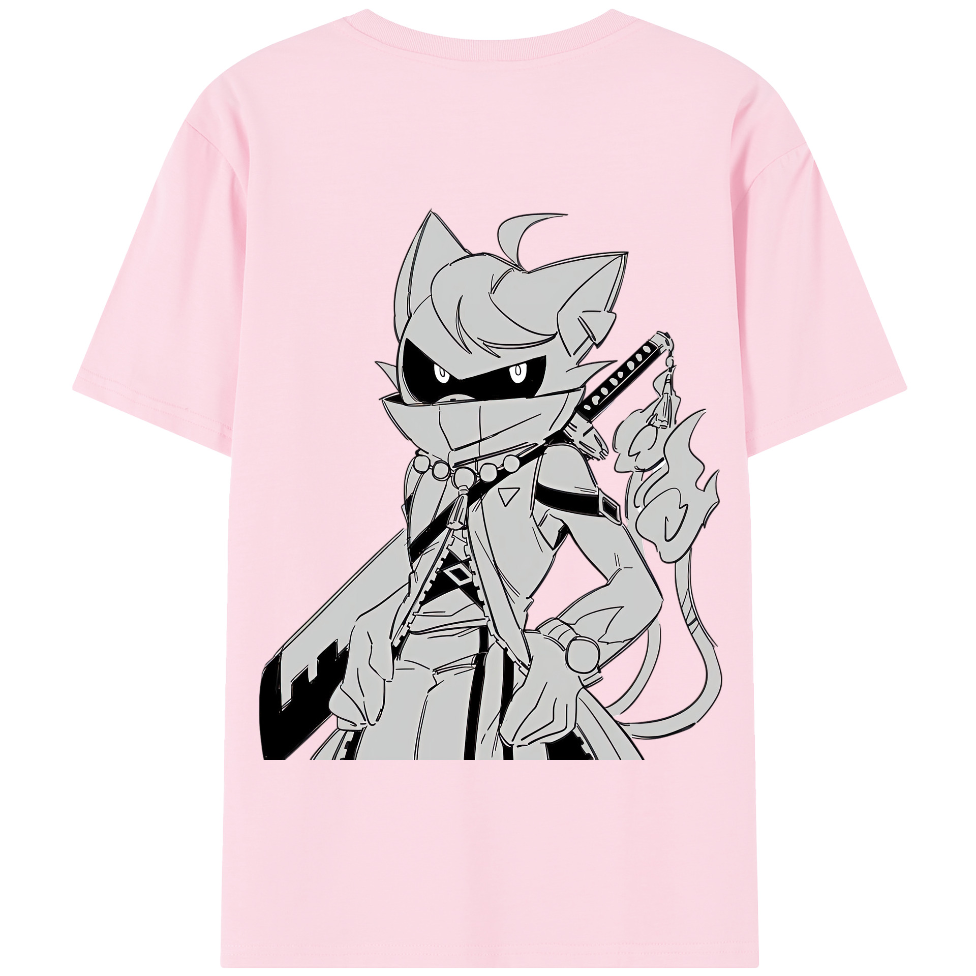 （画像用） 妖怪ウォッチ Yo-kai Watch 綿100％半袖Tシャツ（背面プリント）