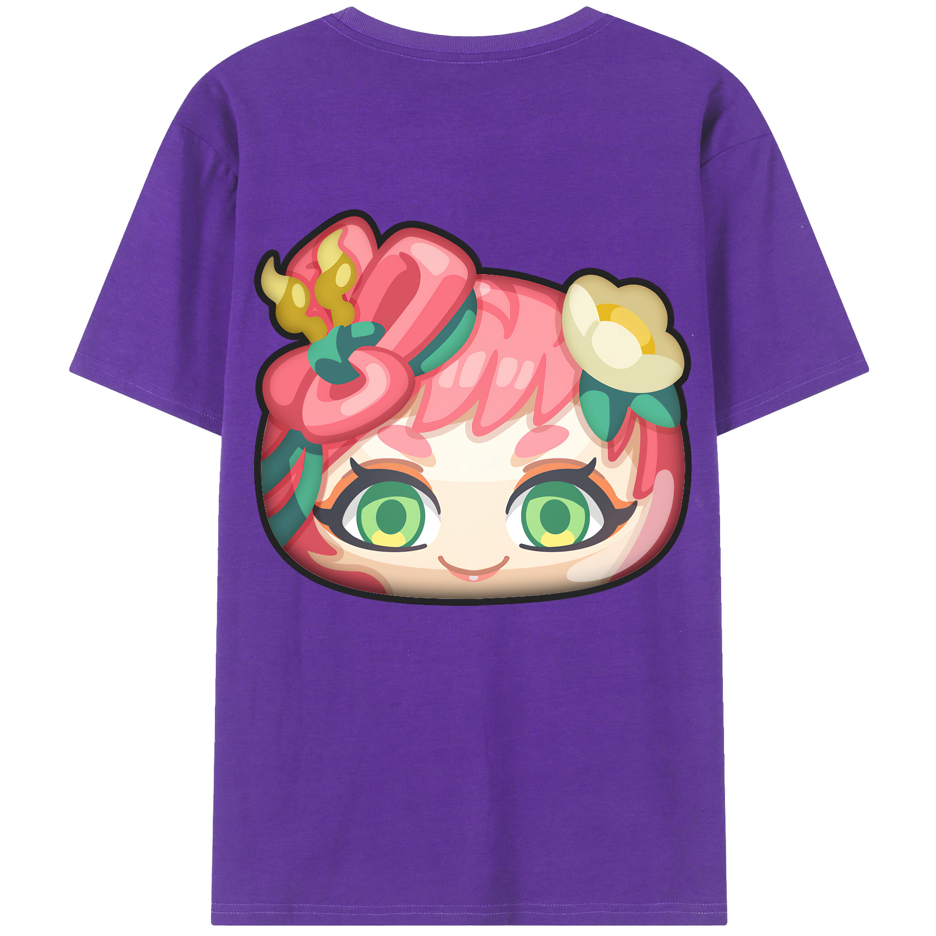 （画像用） 妖怪ウォッチ Yo-kai Watch 綿100％半袖Tシャツ（背面プリント）