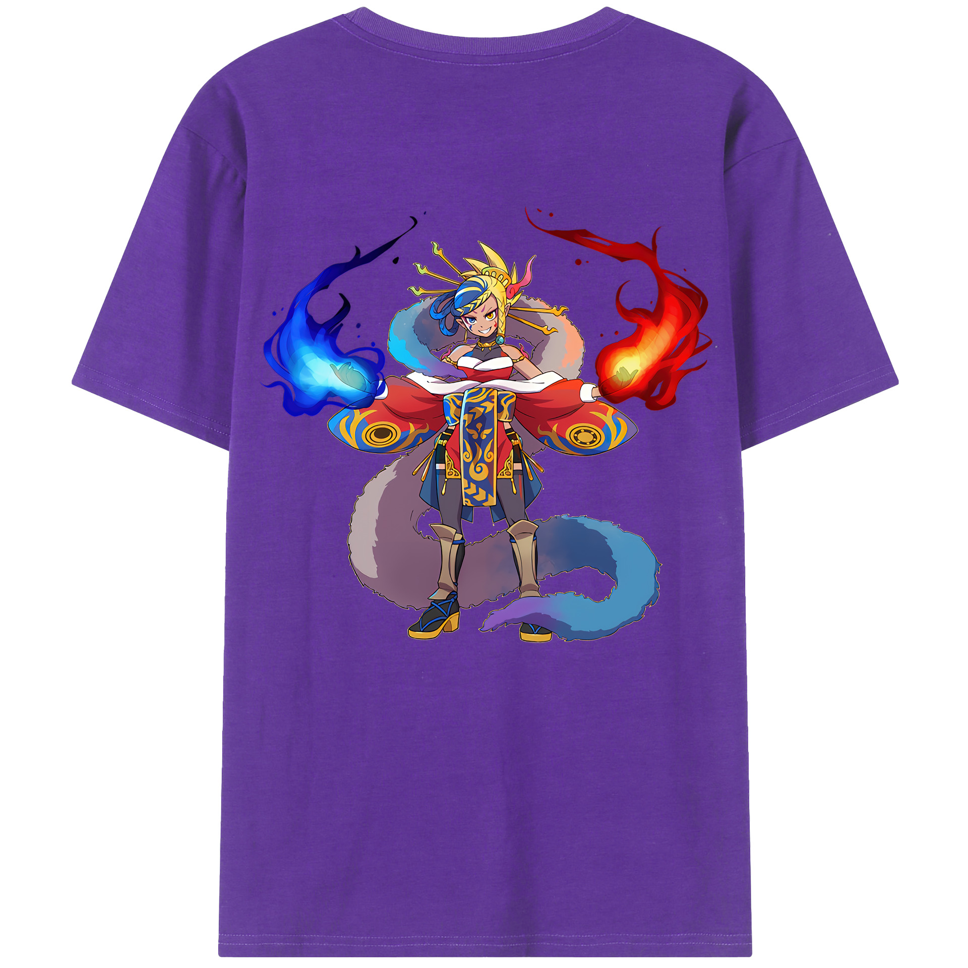 （画像用） 妖怪ウォッチ Yo-kai Watch 綿100％半袖Tシャツ（背面プリント）