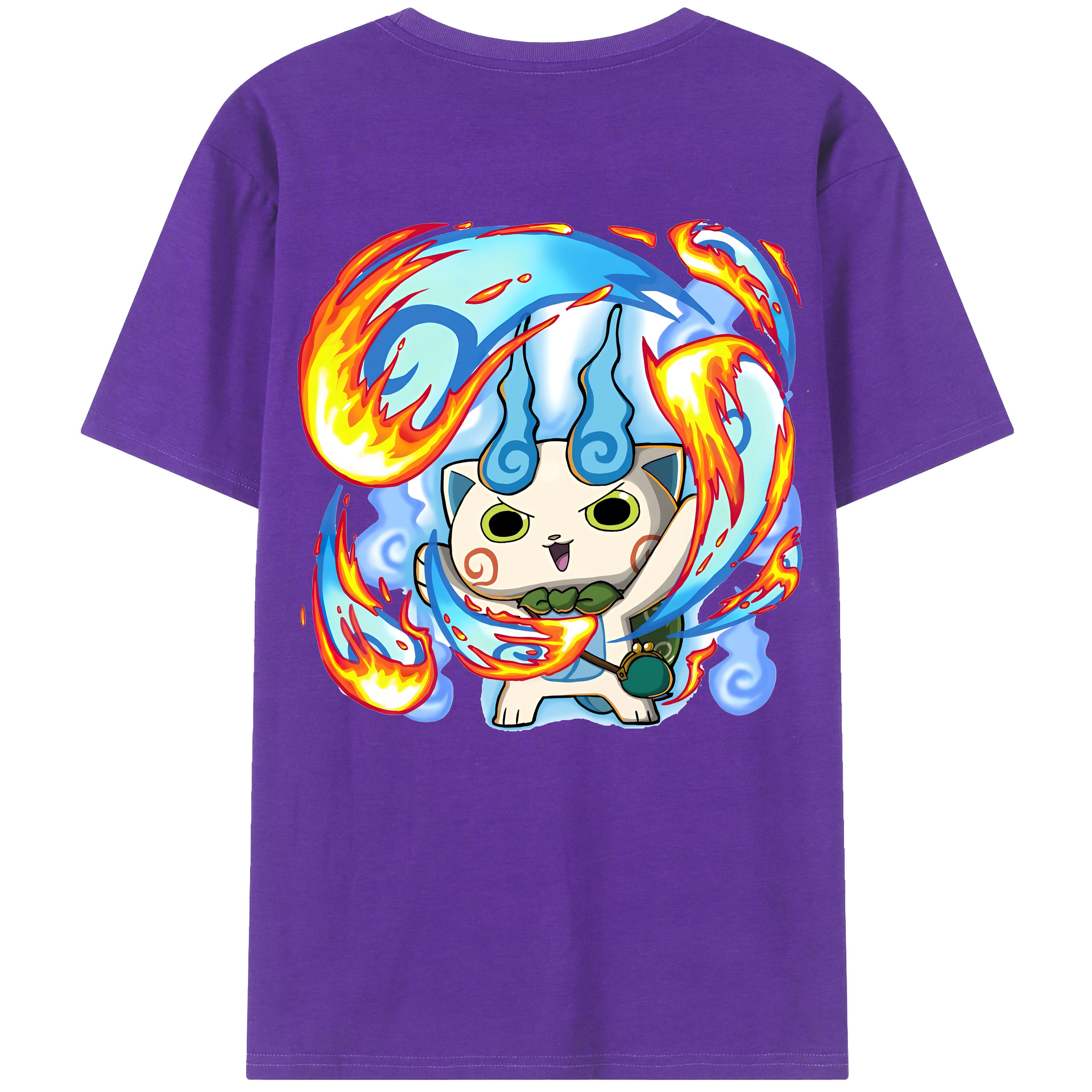 （画像用） 妖怪ウォッチ Yo-kai Watch 綿100％半袖Tシャツ（背面プリント）