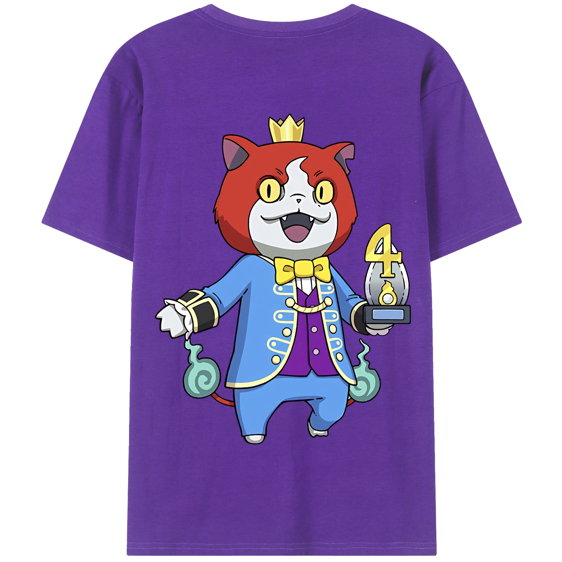 （画像用） 妖怪ウォッチ Yo-kai Watch 綿100％半袖Tシャツ（背面プリント）