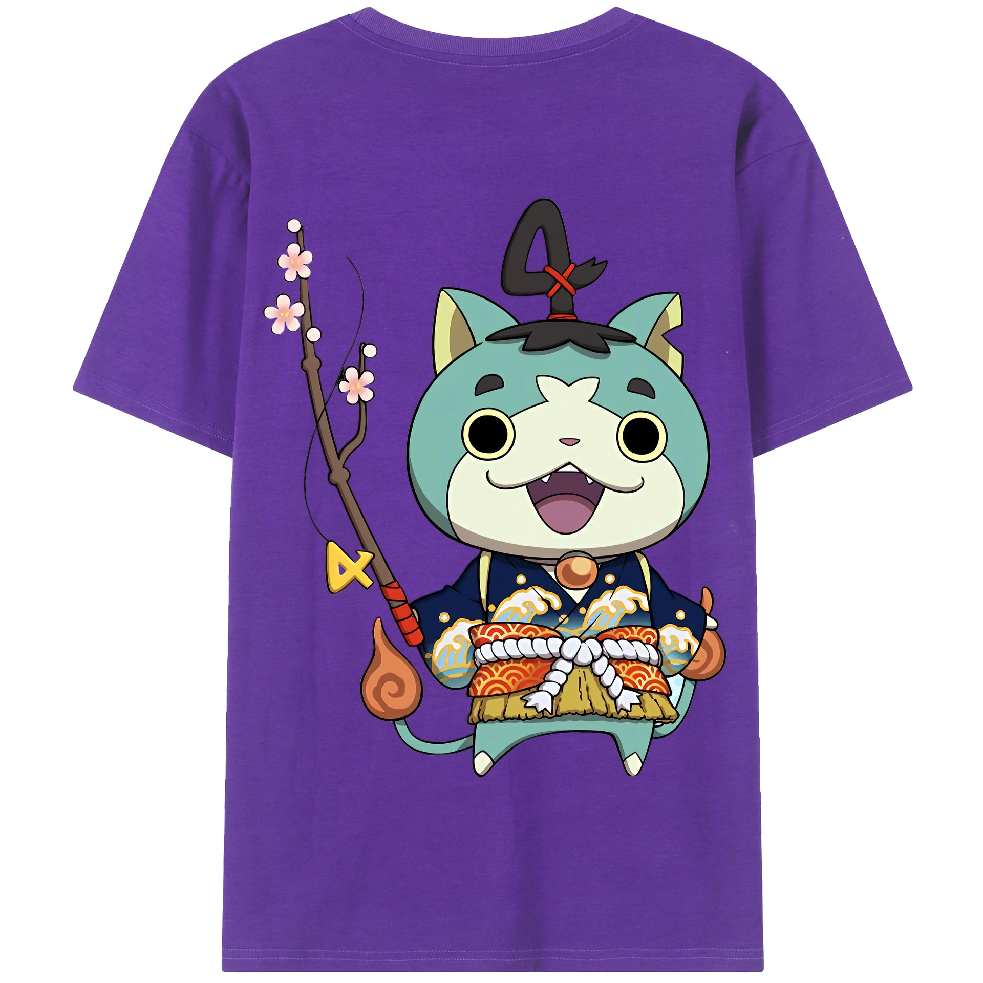 （画像用） 妖怪ウォッチ Yo-kai Watch 綿100％半袖Tシャツ（背面プリント）
