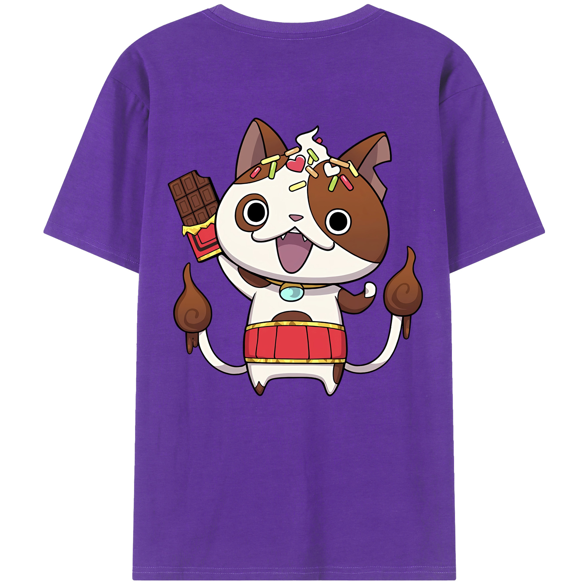 （画像用） 妖怪ウォッチ Yo-kai Watch 綿100％半袖Tシャツ（背面プリント）