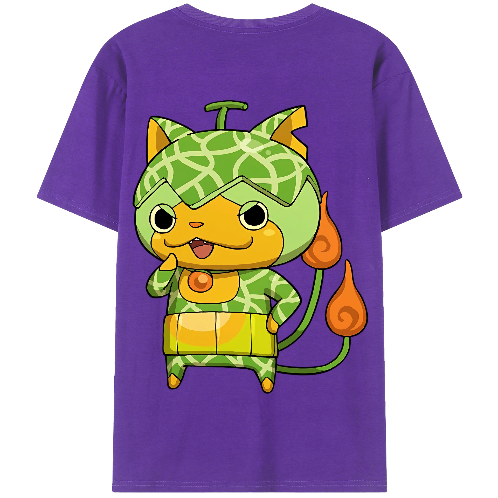 （画像用） 妖怪ウォッチ Yo-kai Watch 綿100％半袖Tシャツ（背面プリント）
