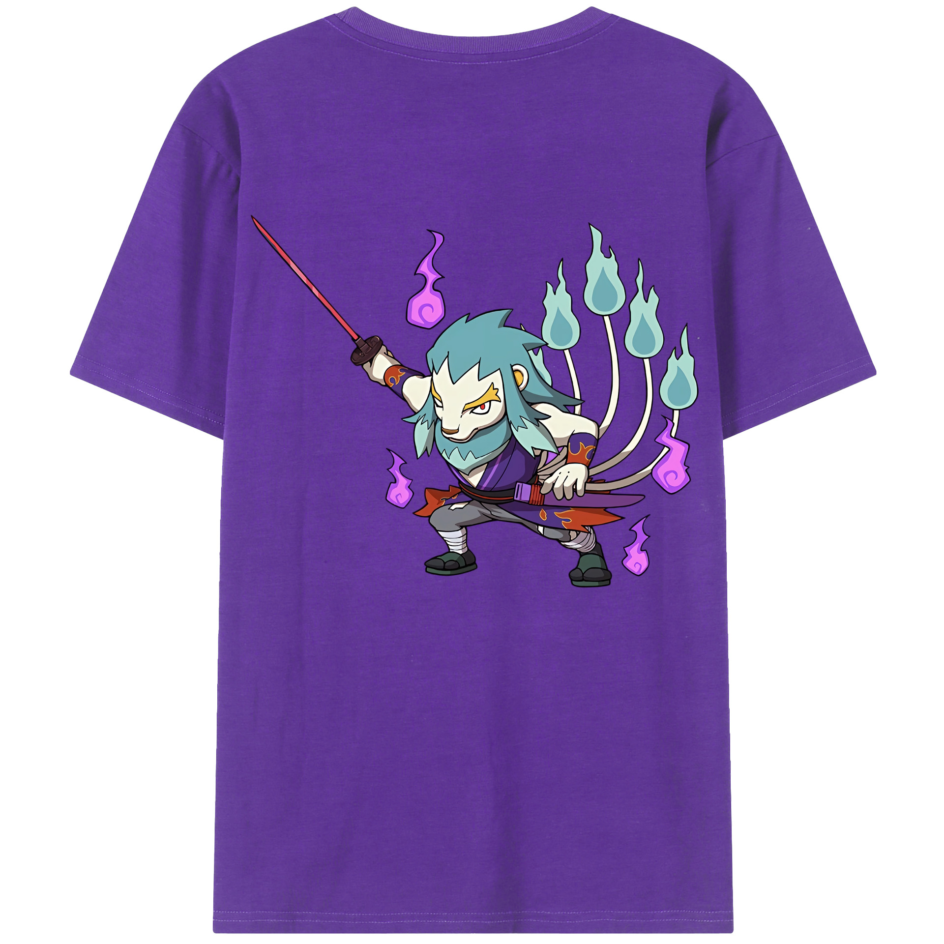 （画像用） 妖怪ウォッチ Yo-kai Watch 綿100％半袖Tシャツ（背面プリント）