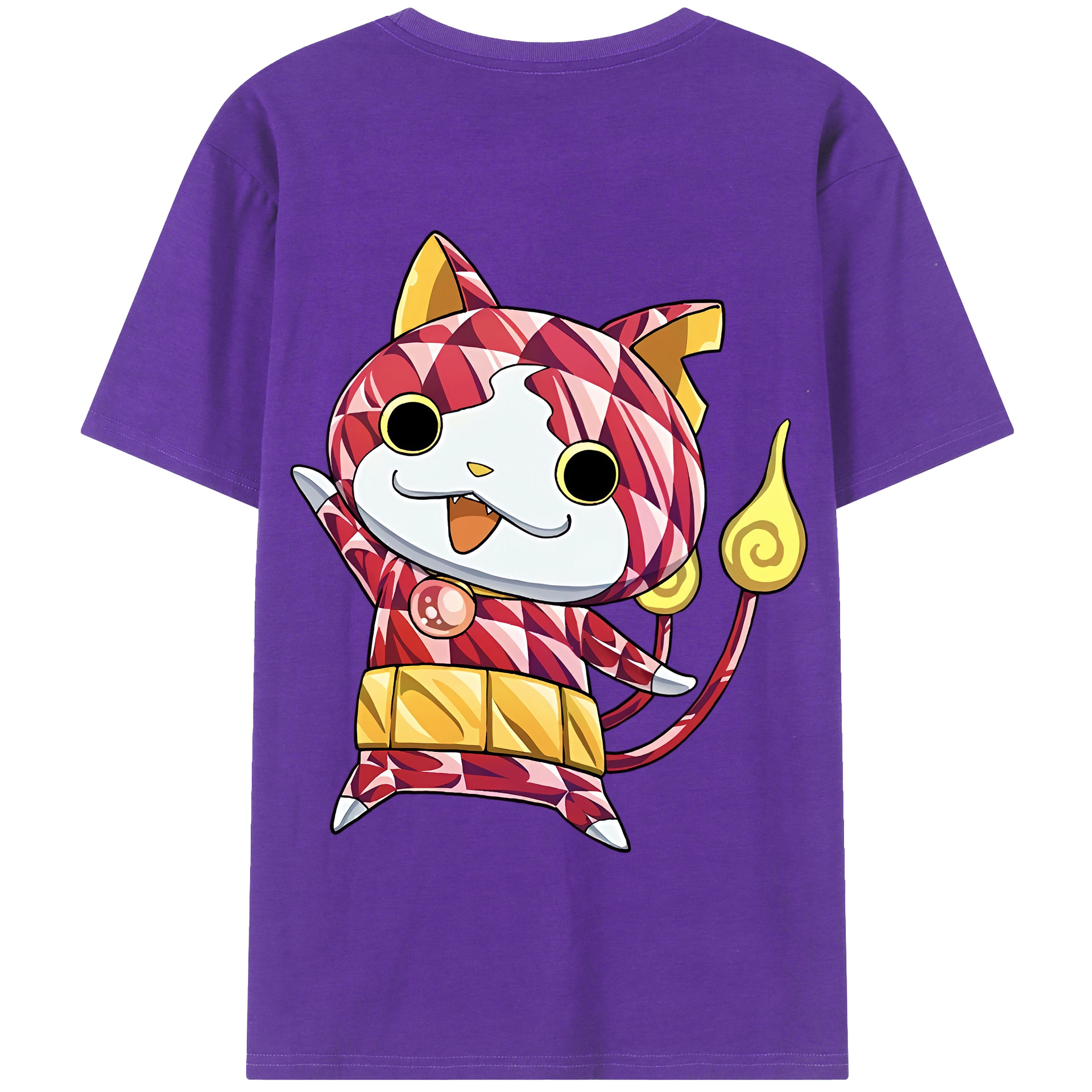 （画像用） 妖怪ウォッチ Yo-kai Watch 綿100％半袖Tシャツ（背面プリント）