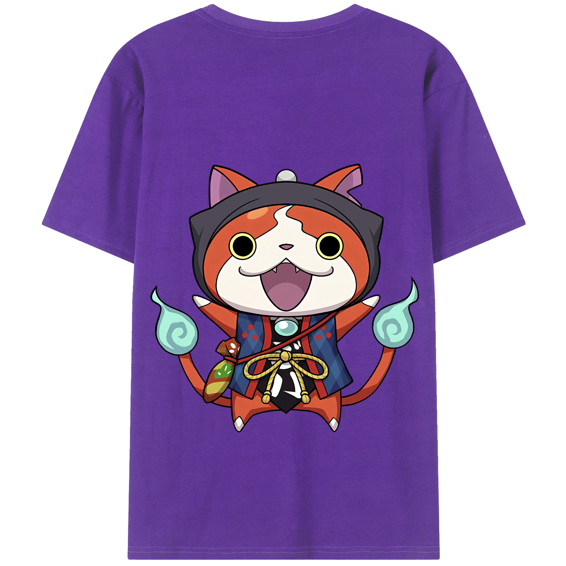 （画像用） 妖怪ウォッチ Yo-kai Watch 綿100％半袖Tシャツ（背面プリント）