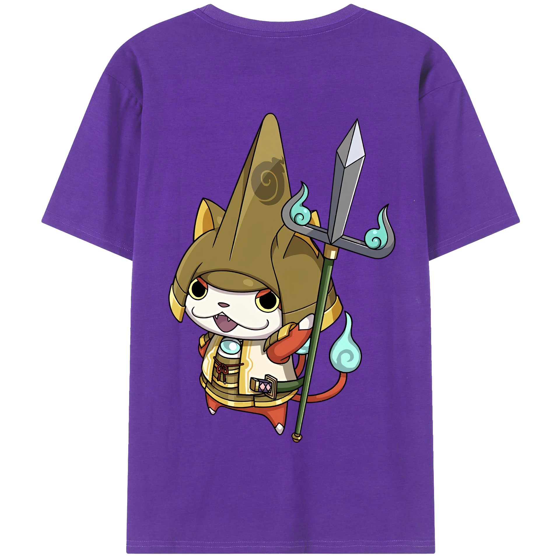 （画像用） 妖怪ウォッチ Yo-kai Watch 綿100％半袖Tシャツ（背面プリント）