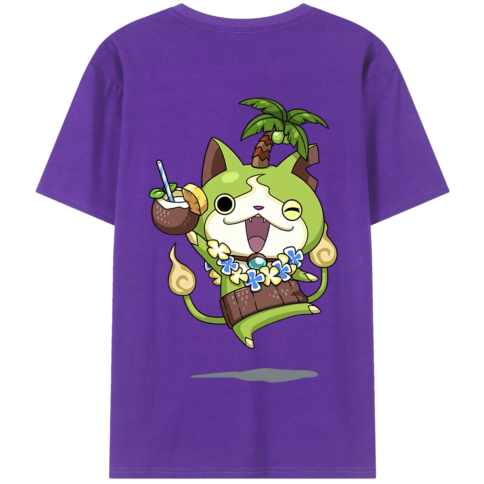 （画像用） 妖怪ウォッチ Yo-kai Watch 綿100％半袖Tシャツ（背面プリント）