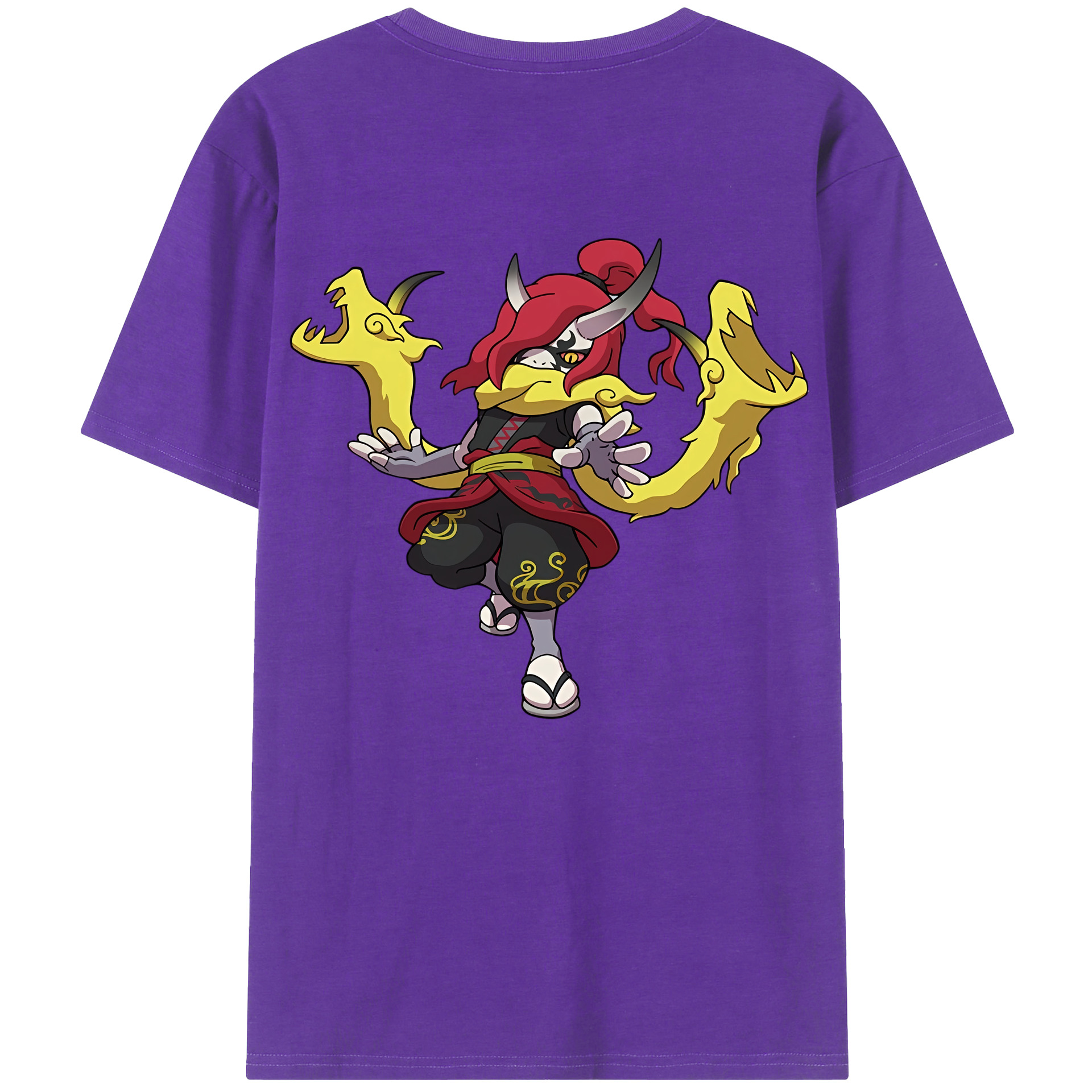 （画像用） 妖怪ウォッチ Yo-kai Watch 綿100％半袖Tシャツ（背面プリント）