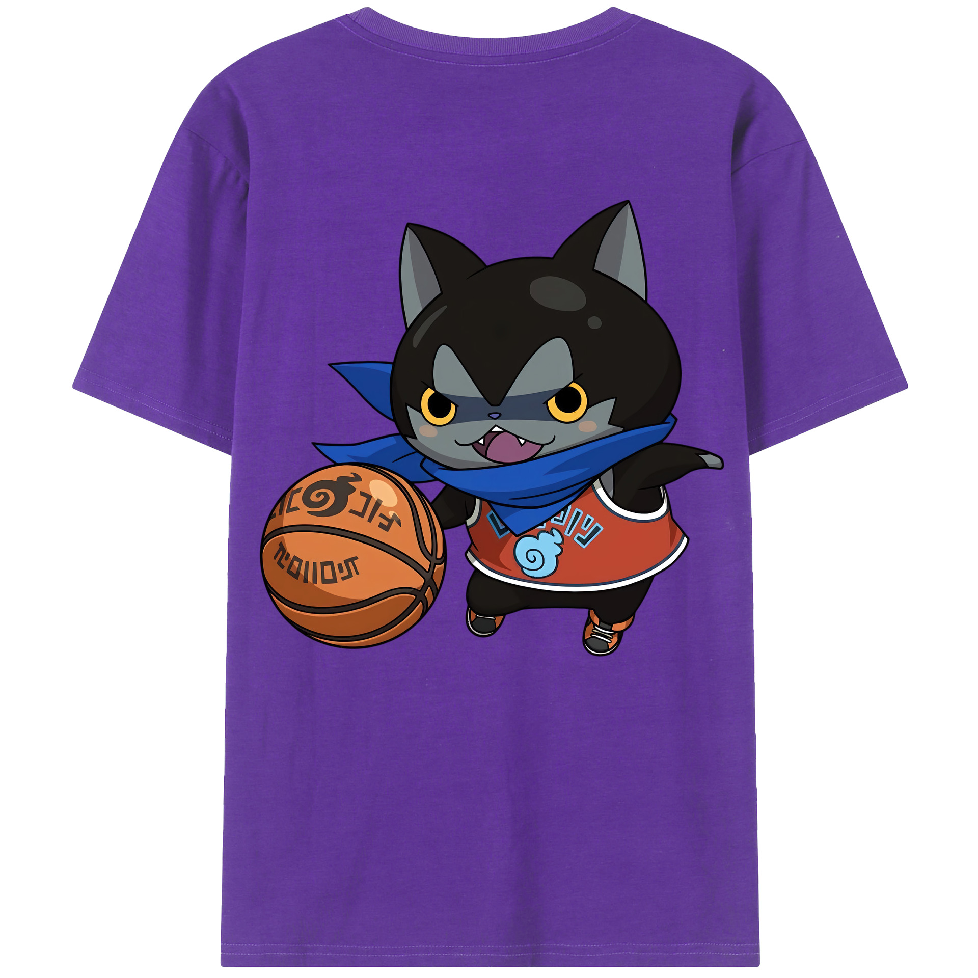 （画像用） 妖怪ウォッチ Yo-kai Watch 綿100％半袖Tシャツ（背面プリント）