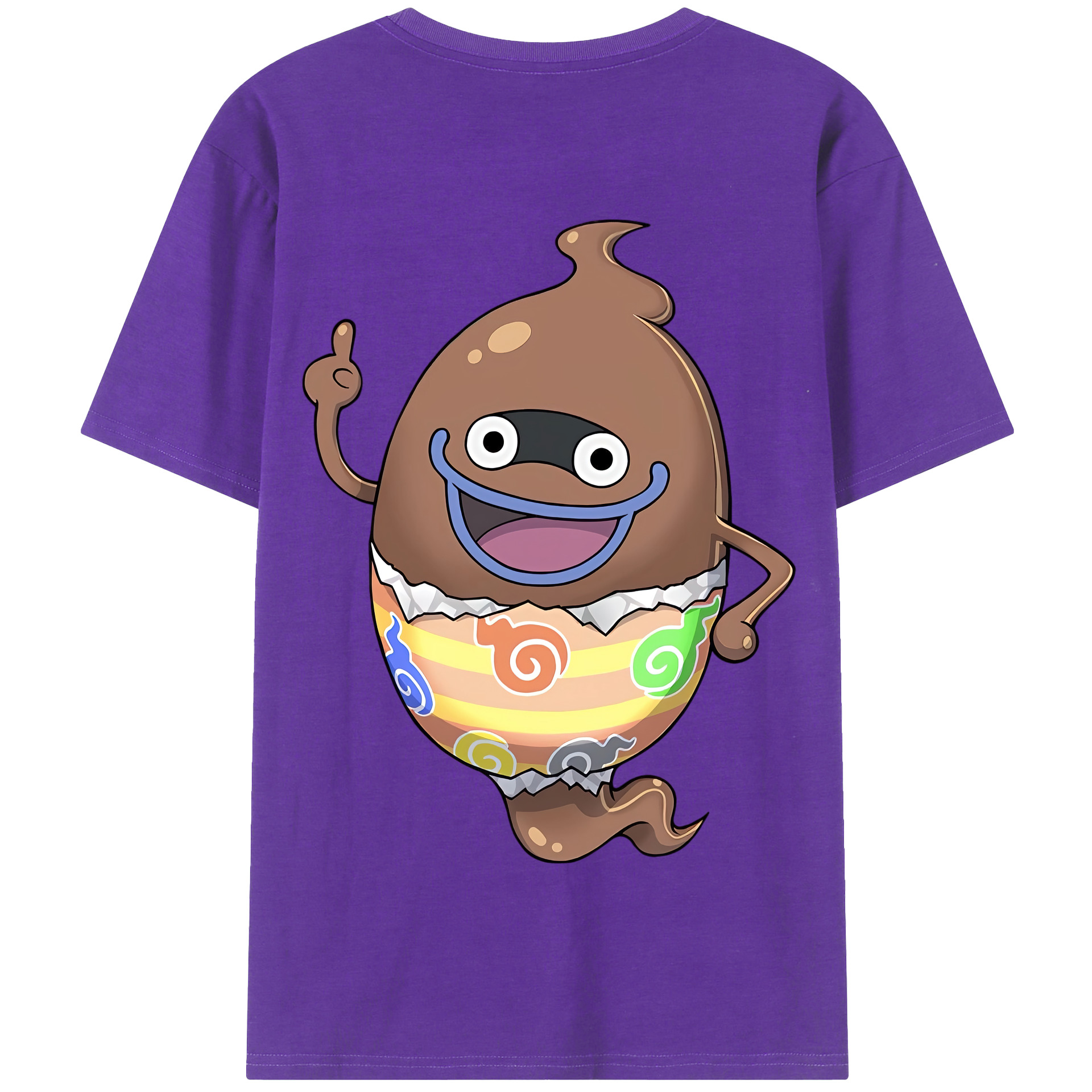 （画像用） 妖怪ウォッチ Yo-kai Watch 綿100％半袖Tシャツ（背面プリント）