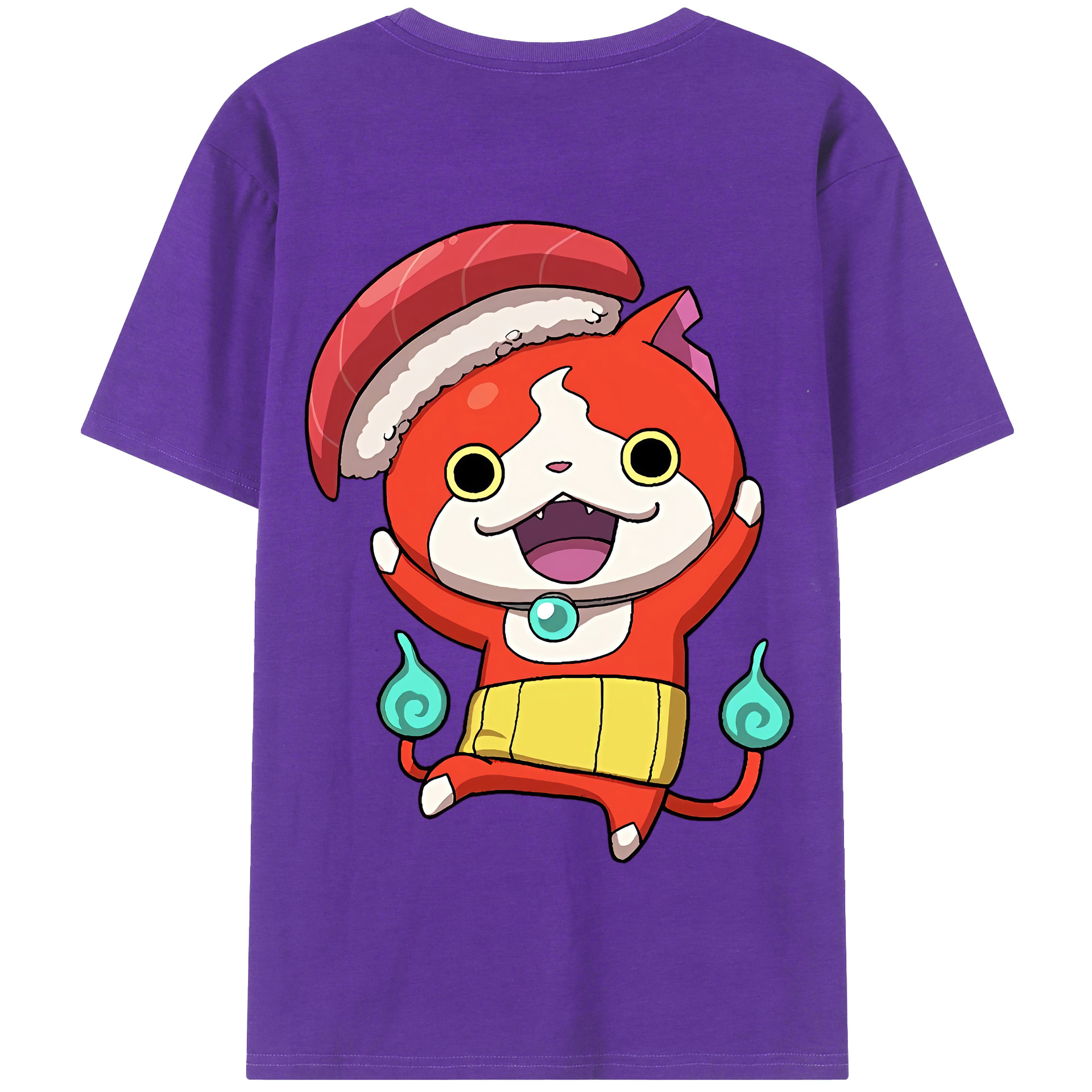 （画像用） 妖怪ウォッチ Yo-kai Watch 綿100％半袖Tシャツ（背面プリント）