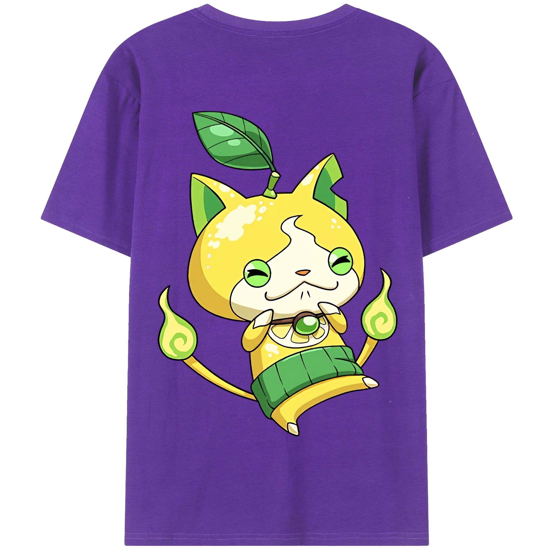 （画像用） 妖怪ウォッチ Yo-kai Watch 綿100％半袖Tシャツ（背面プリント）