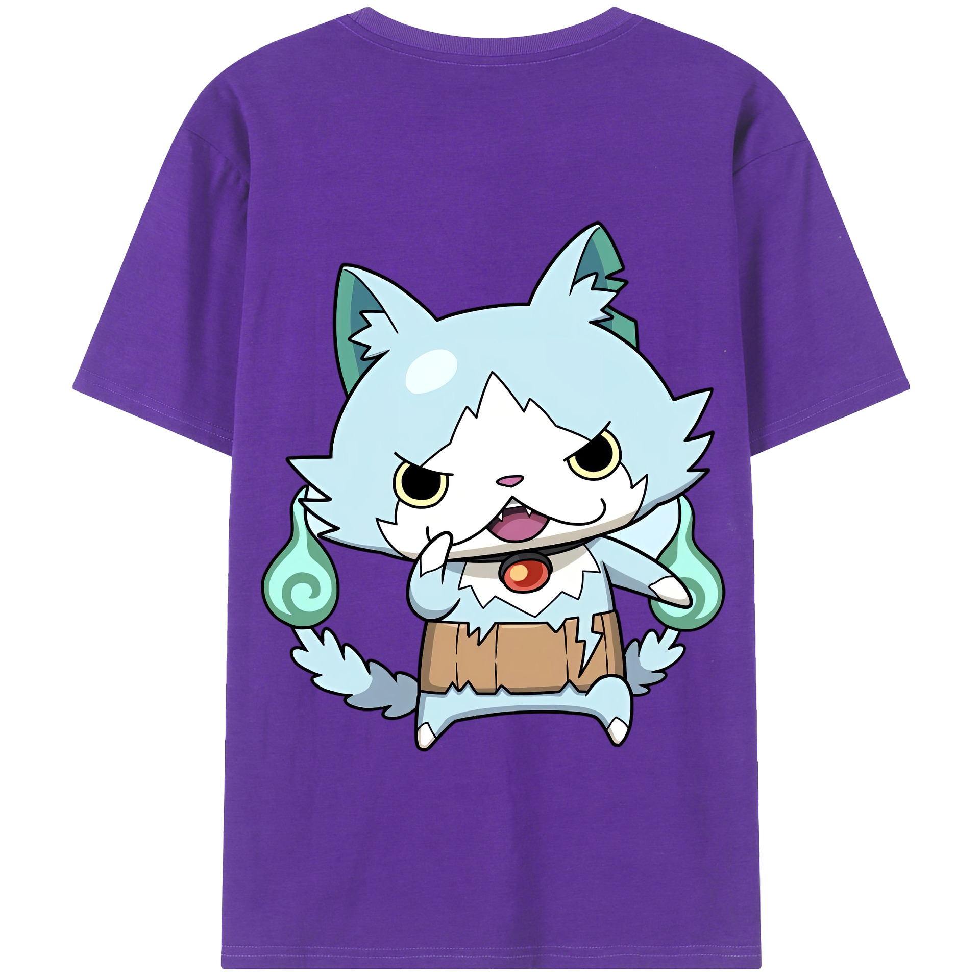 （画像用） 妖怪ウォッチ Yo-kai Watch 綿100％半袖Tシャツ（背面プリント）