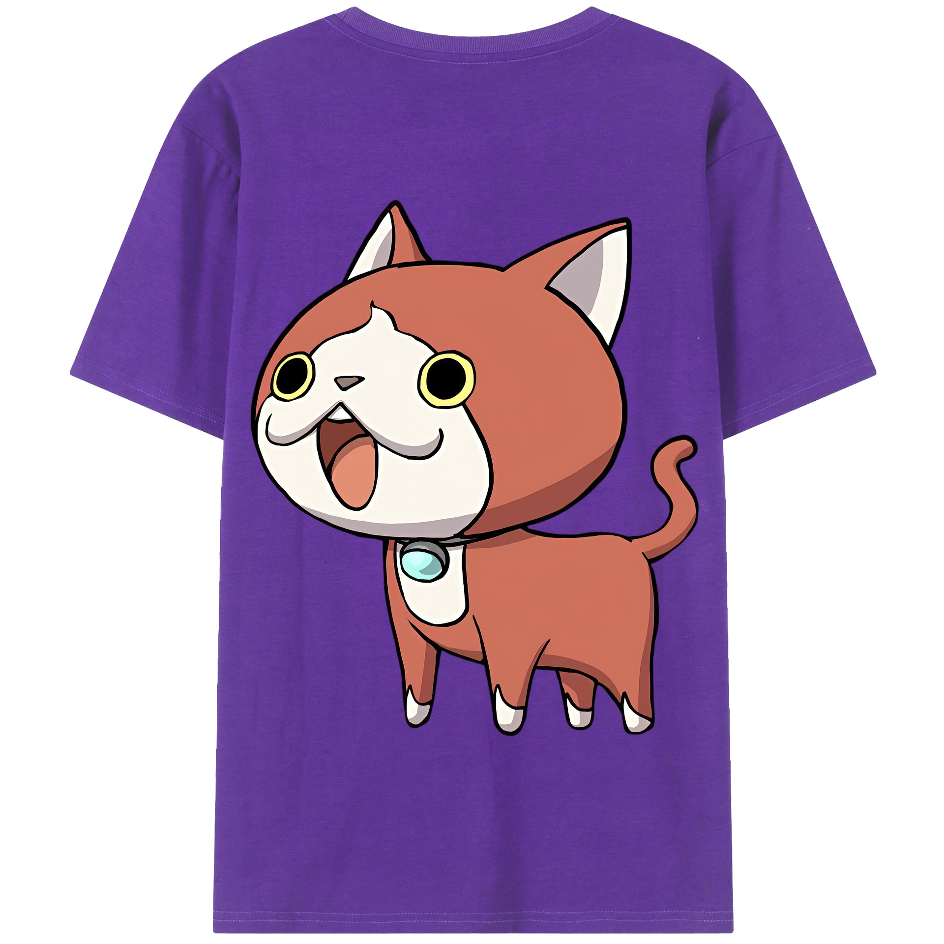 （画像用） 妖怪ウォッチ Yo-kai Watch 綿100％半袖Tシャツ（背面プリント）