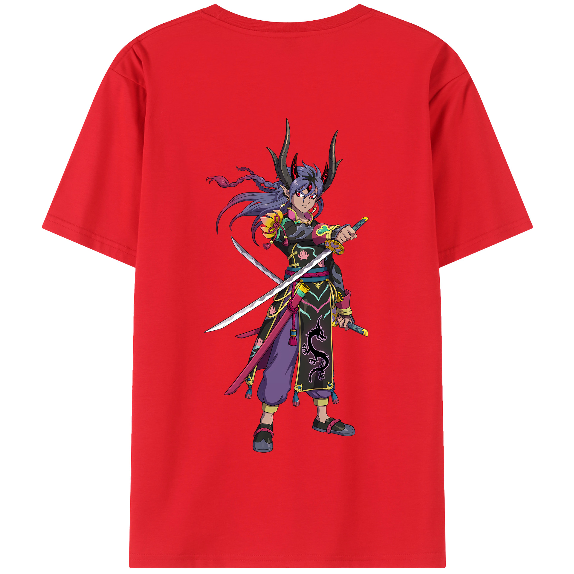 （画像用） 妖怪ウォッチ Yo-kai Watch 綿100％半袖Tシャツ（背面プリント）