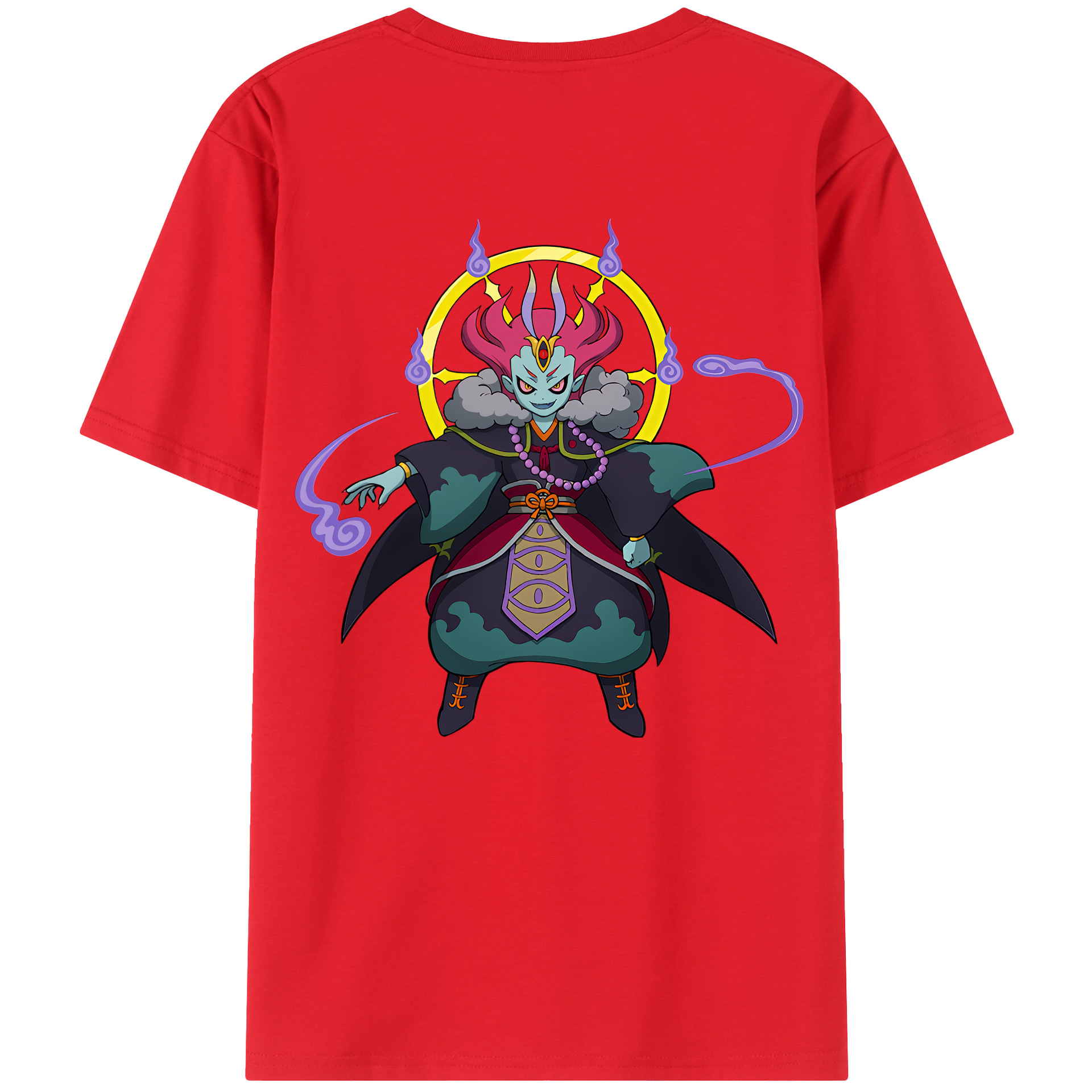 （画像用） 妖怪ウォッチ Yo-kai Watch 綿100％半袖Tシャツ（背面プリント）