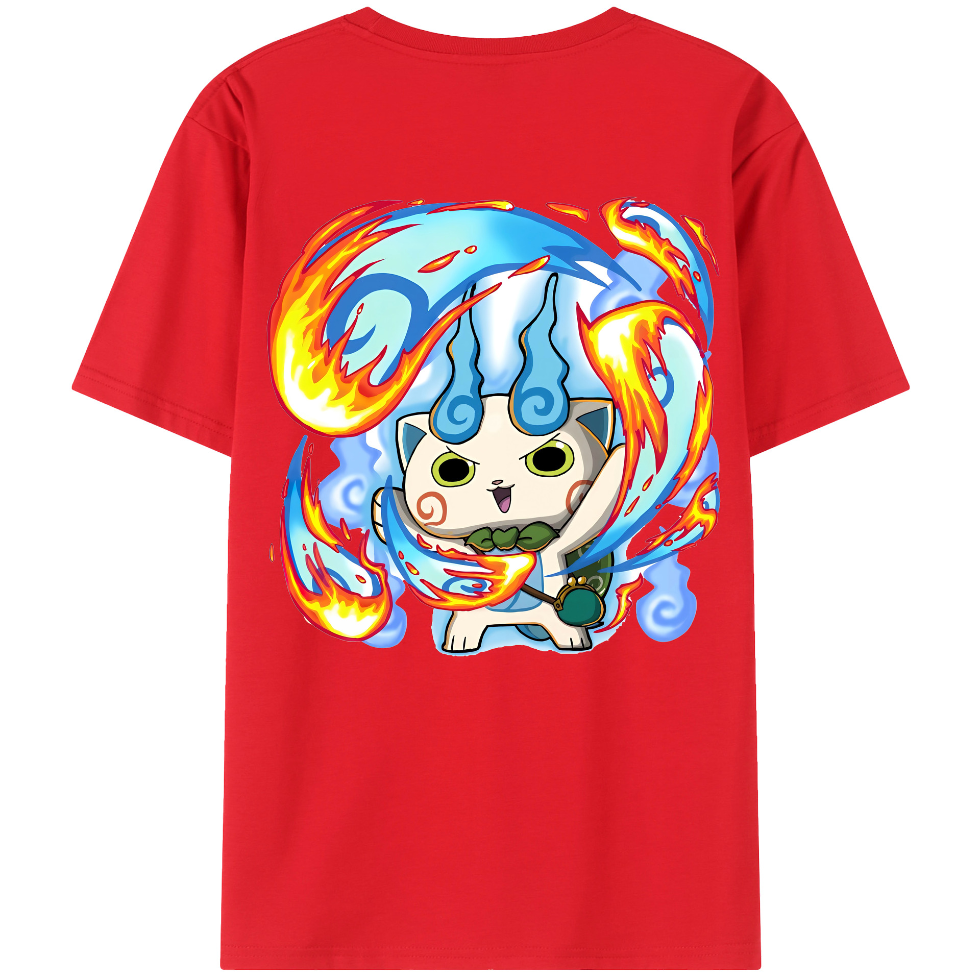 （画像用） 妖怪ウォッチ Yo-kai Watch 綿100％半袖Tシャツ（背面プリント）