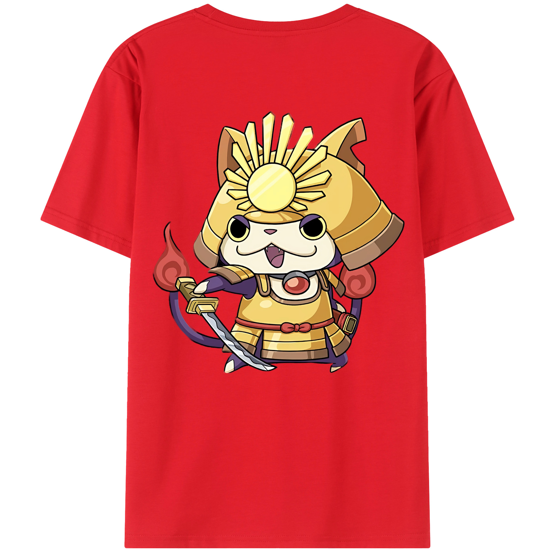 （画像用） 妖怪ウォッチ Yo-kai Watch 綿100％半袖Tシャツ（背面プリント）