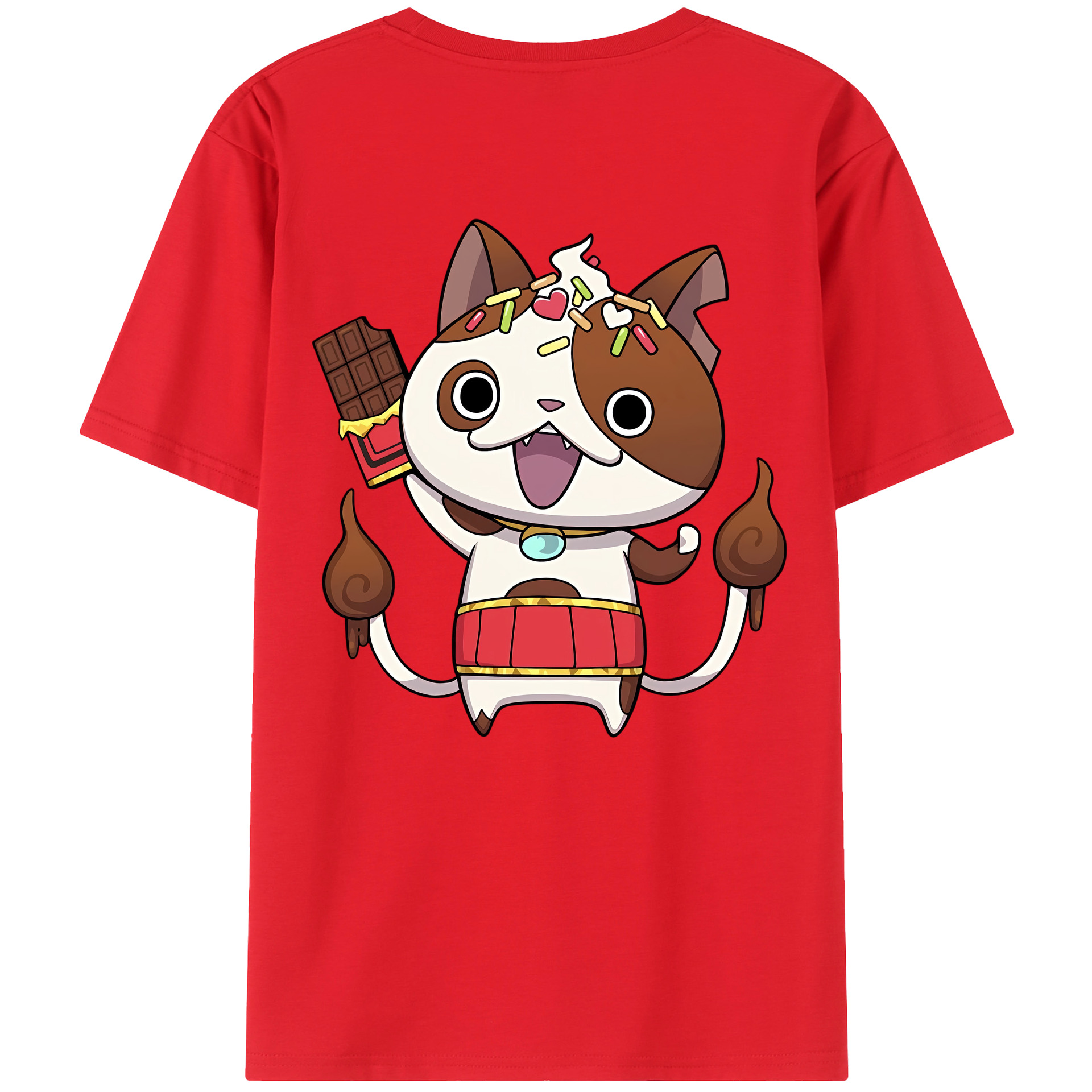 （画像用） 妖怪ウォッチ Yo-kai Watch 綿100％半袖Tシャツ（背面プリント）