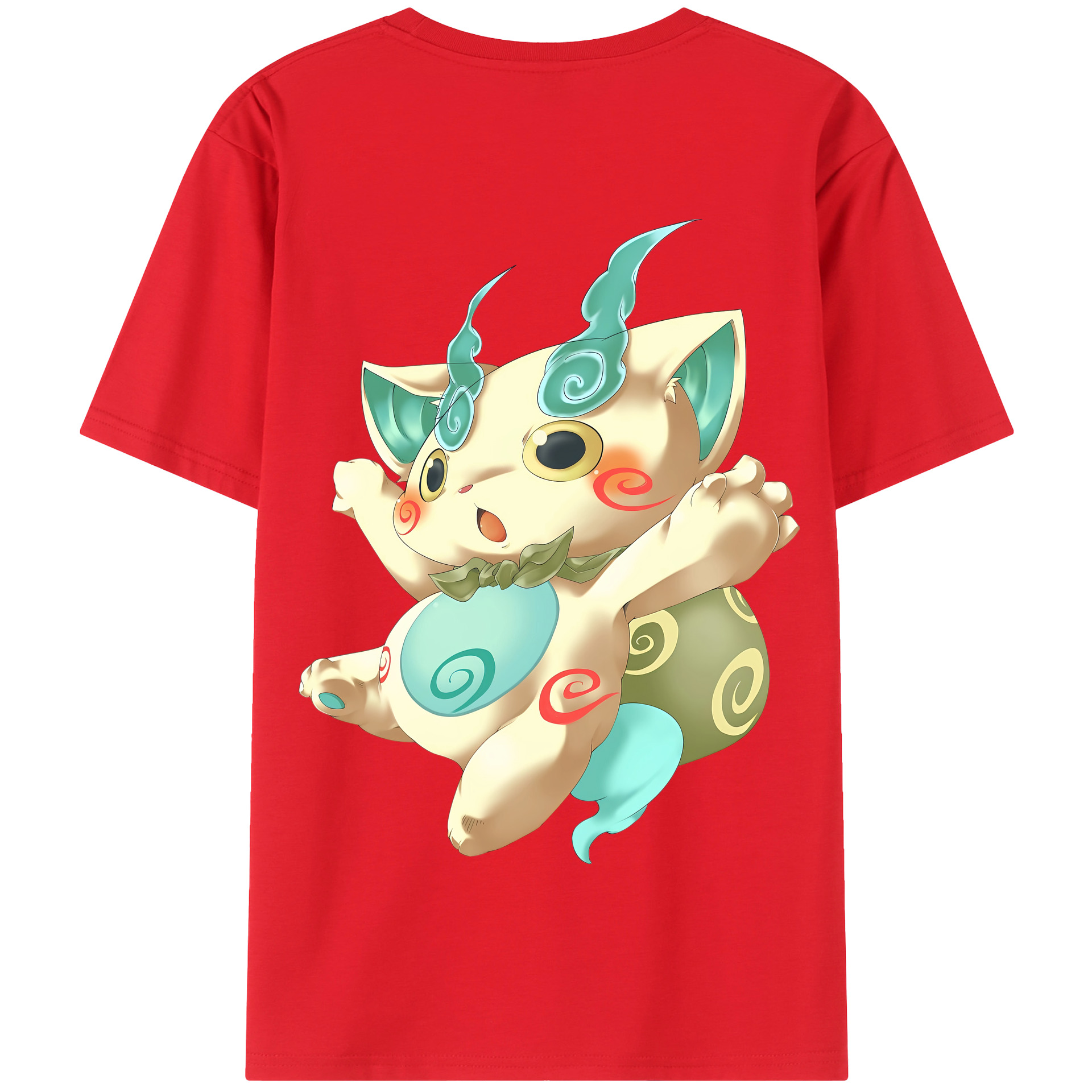 （画像用） 妖怪ウォッチ Yo-kai Watch 綿100％半袖Tシャツ（背面プリント）