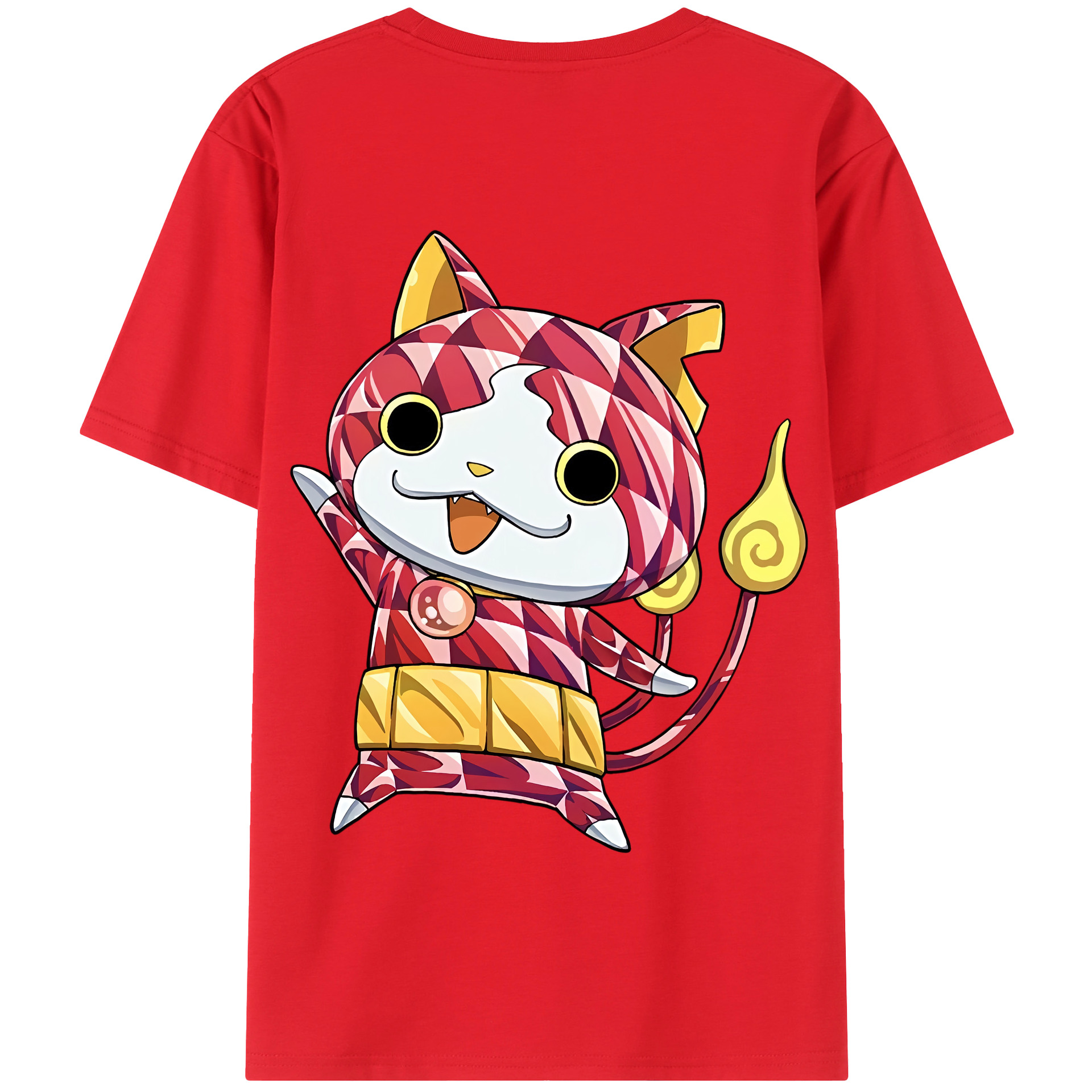 （画像用） 妖怪ウォッチ Yo-kai Watch 綿100％半袖Tシャツ（背面プリント）