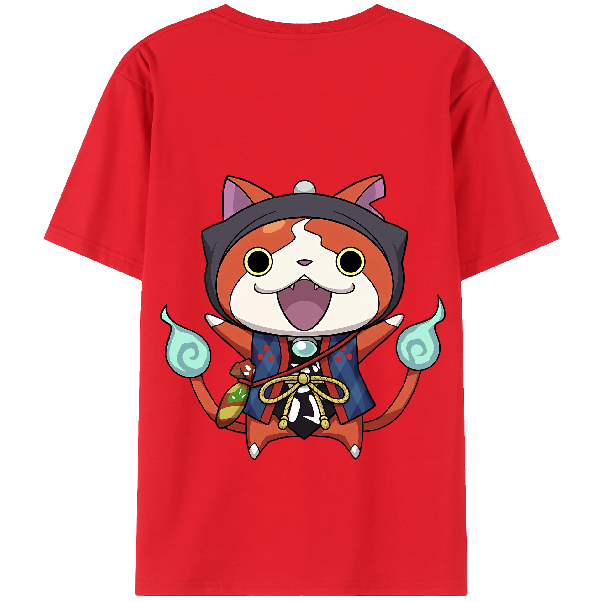 （画像用） 妖怪ウォッチ Yo-kai Watch 綿100％半袖Tシャツ（背面プリント）