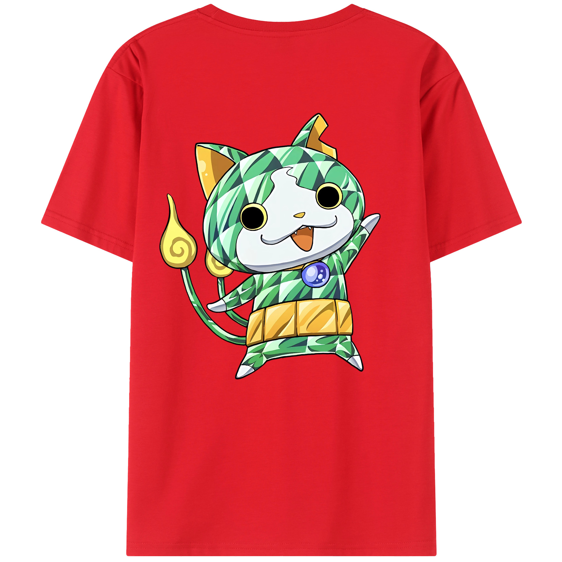 （画像用） 妖怪ウォッチ Yo-kai Watch 綿100％半袖Tシャツ（背面プリント）