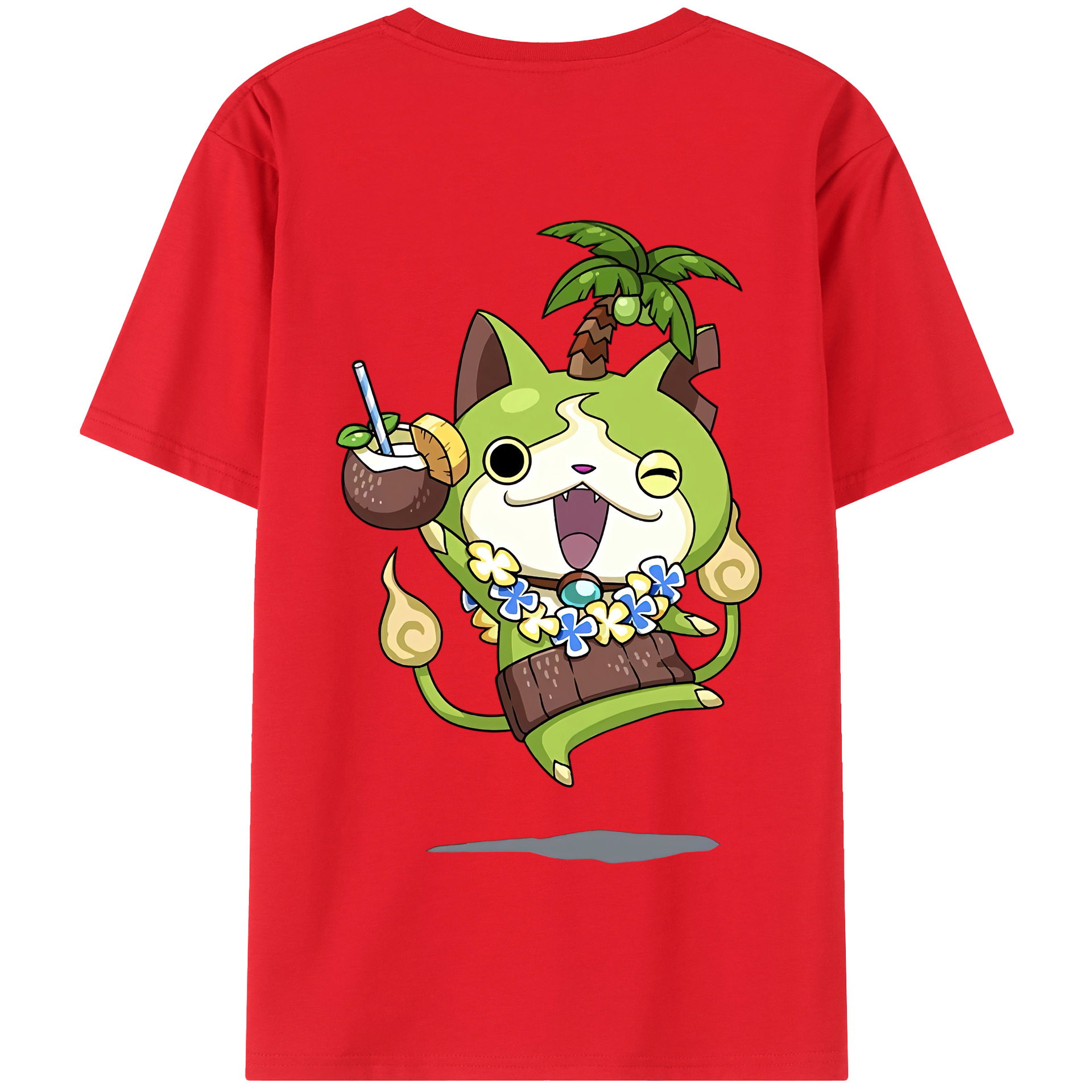 （画像用） 妖怪ウォッチ Yo-kai Watch 綿100％半袖Tシャツ（背面プリント）