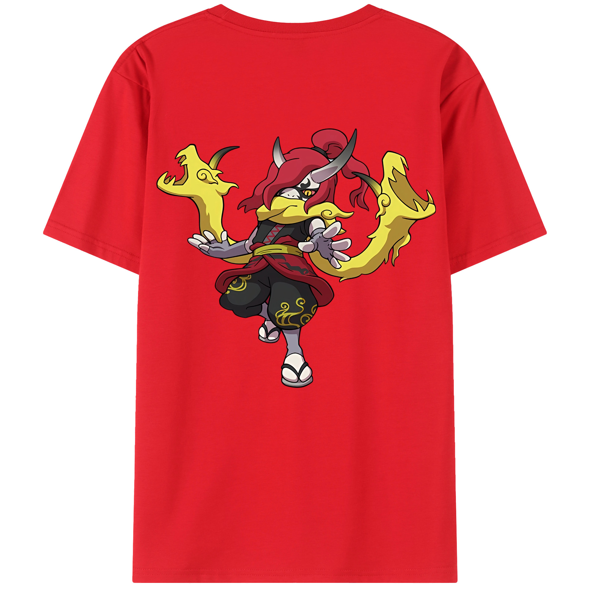 （画像用） 妖怪ウォッチ Yo-kai Watch 綿100％半袖Tシャツ（背面プリント）