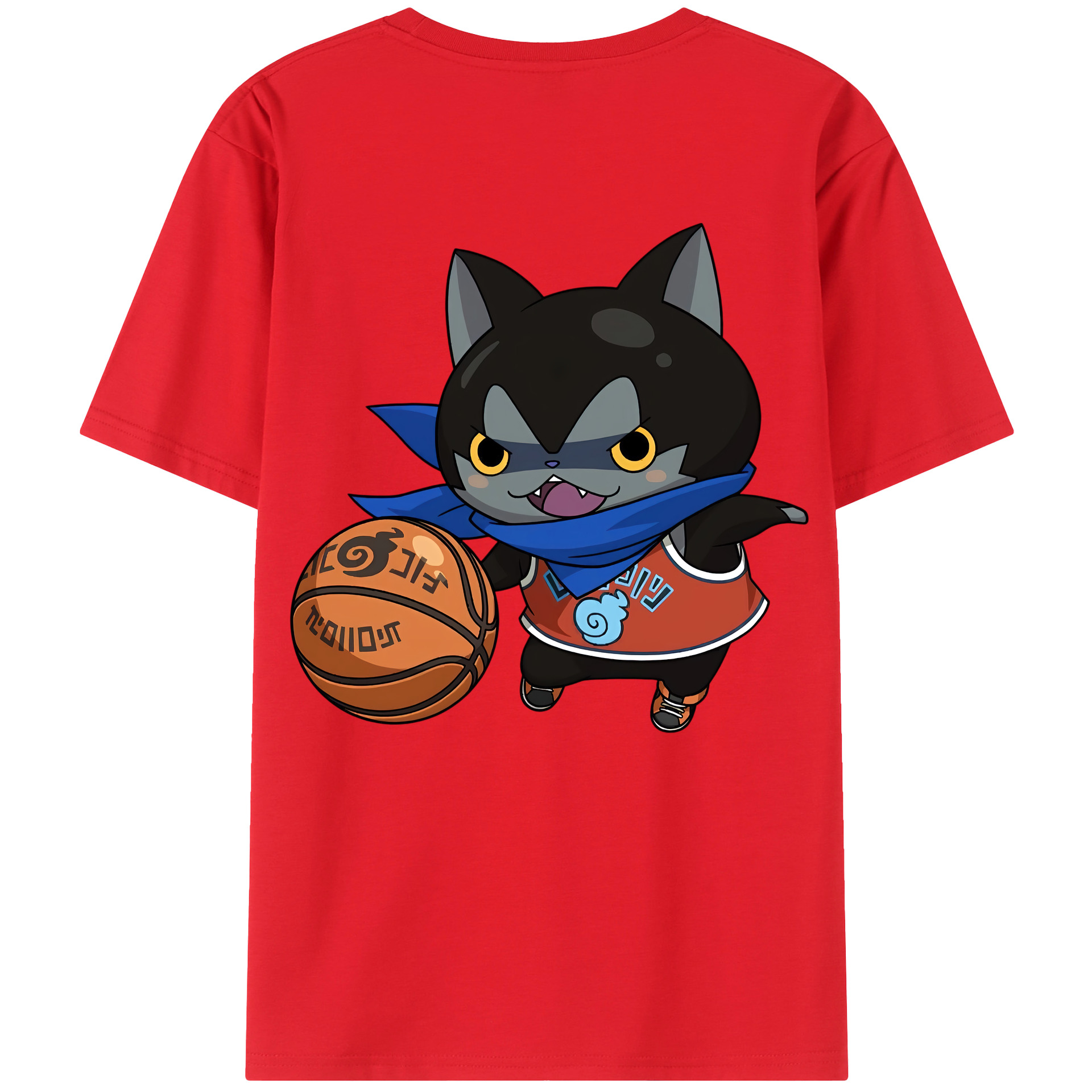 （画像用） 妖怪ウォッチ Yo-kai Watch 綿100％半袖Tシャツ（背面プリント）