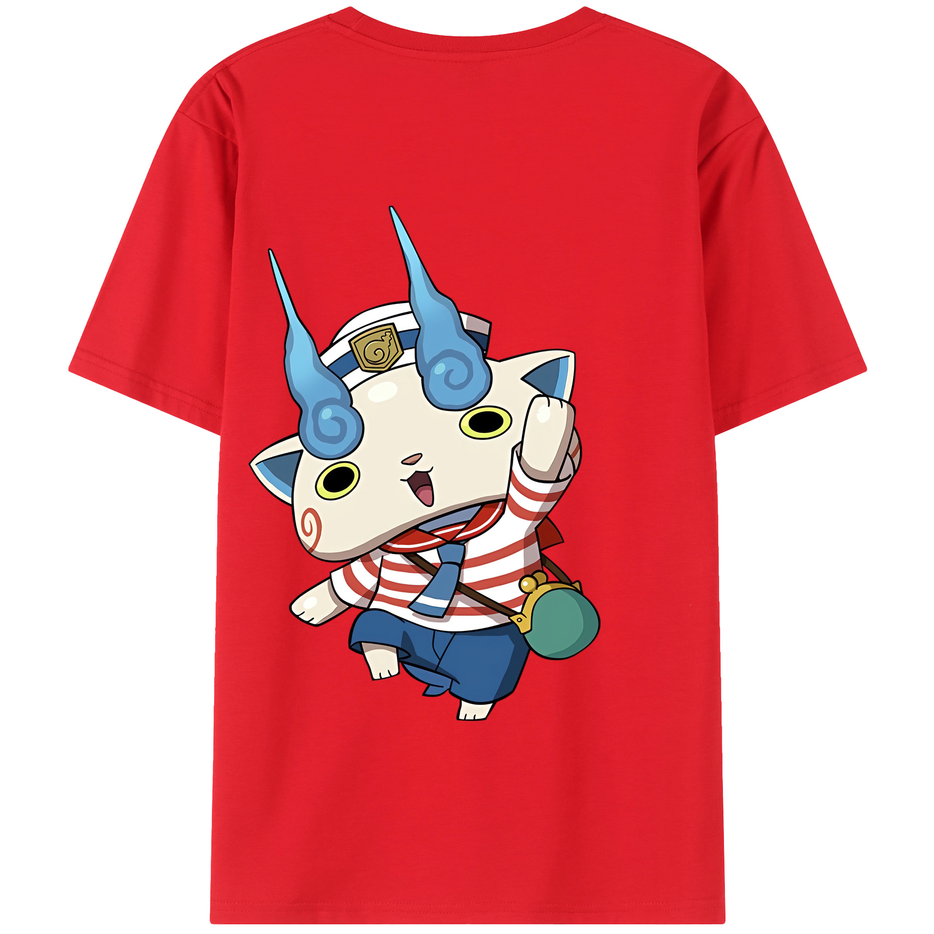 （画像用） 妖怪ウォッチ Yo-kai Watch 綿100％半袖Tシャツ（背面プリント）