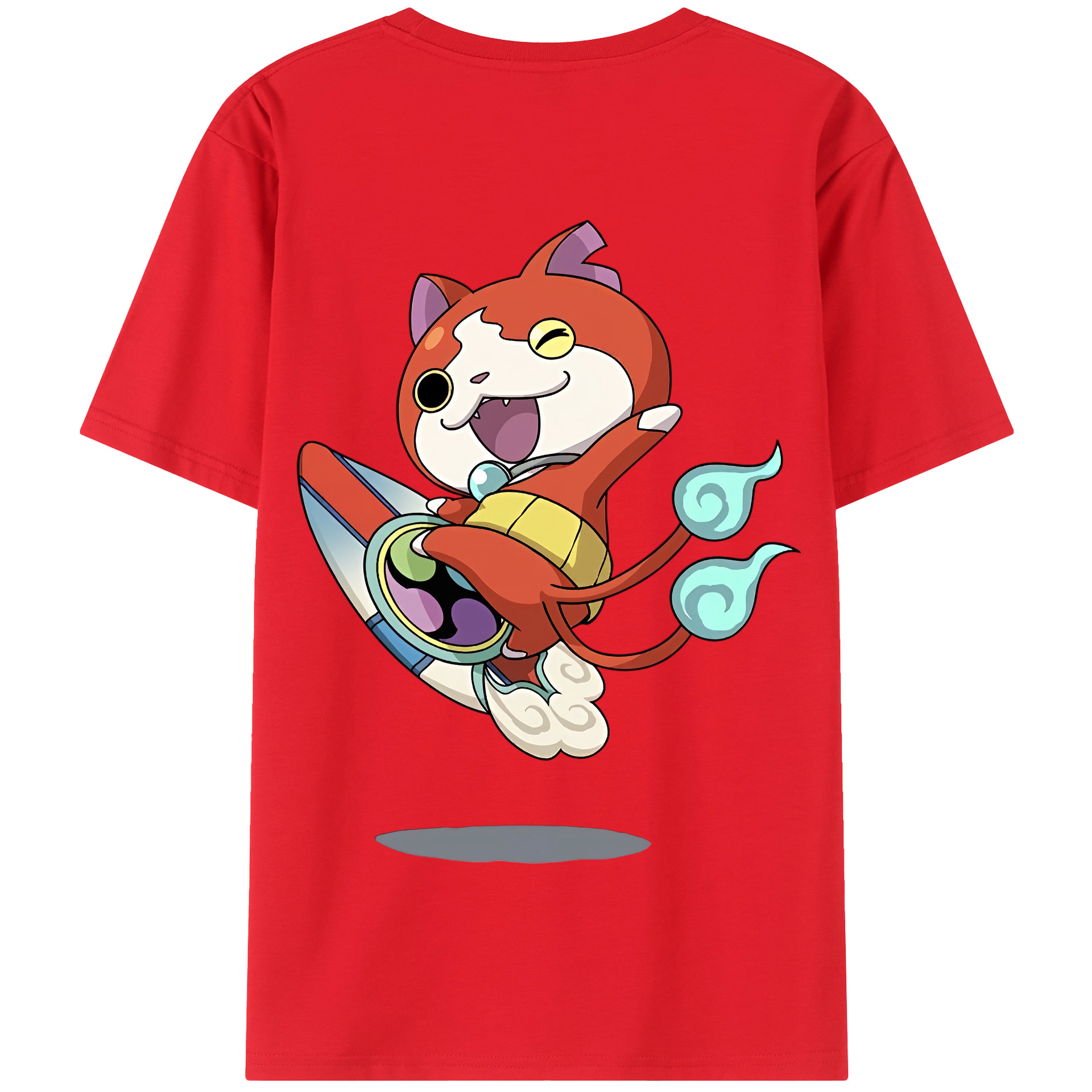 （画像用） 妖怪ウォッチ Yo-kai Watch 綿100％半袖Tシャツ（背面プリント）