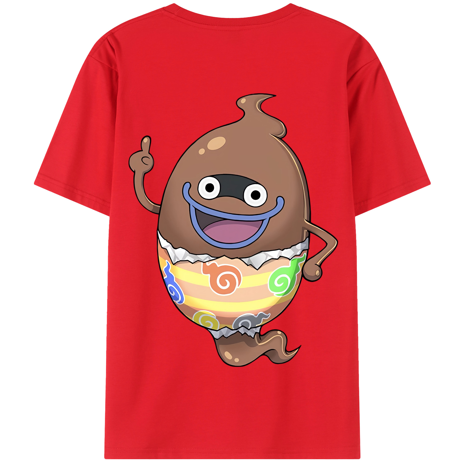 （画像用） 妖怪ウォッチ Yo-kai Watch 綿100％半袖Tシャツ（背面プリント）