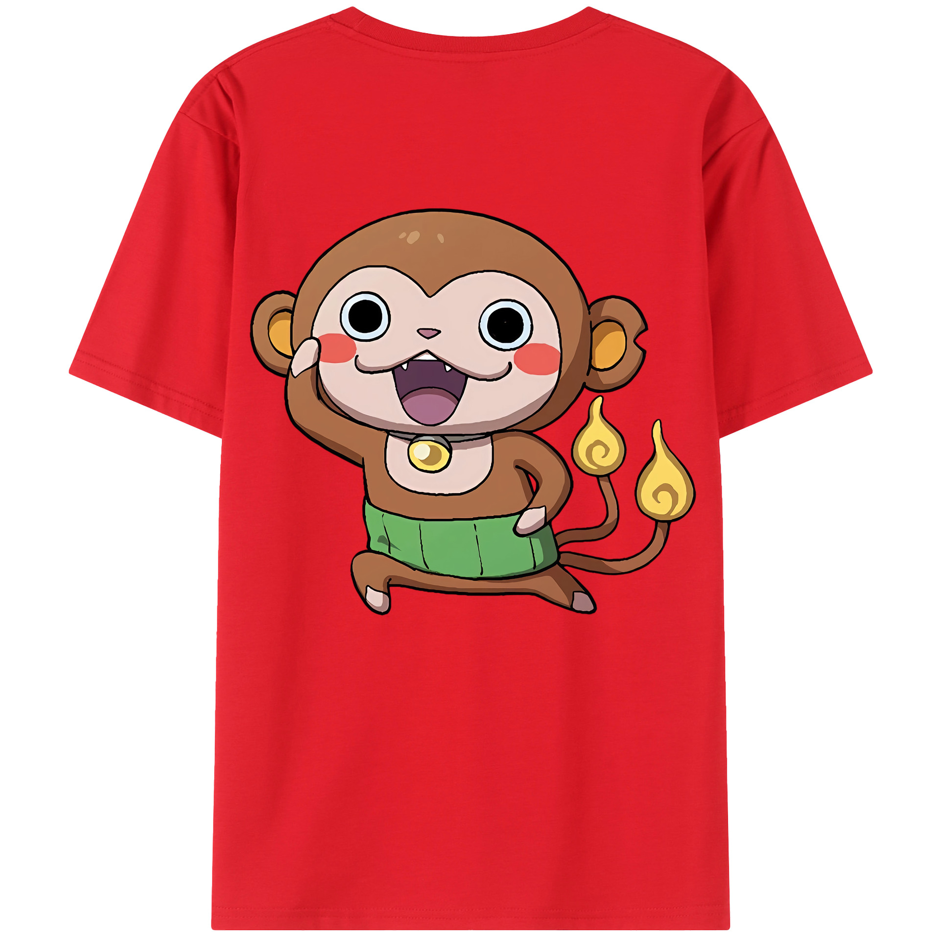 （画像用） 妖怪ウォッチ Yo-kai Watch 綿100％半袖Tシャツ（背面プリント）