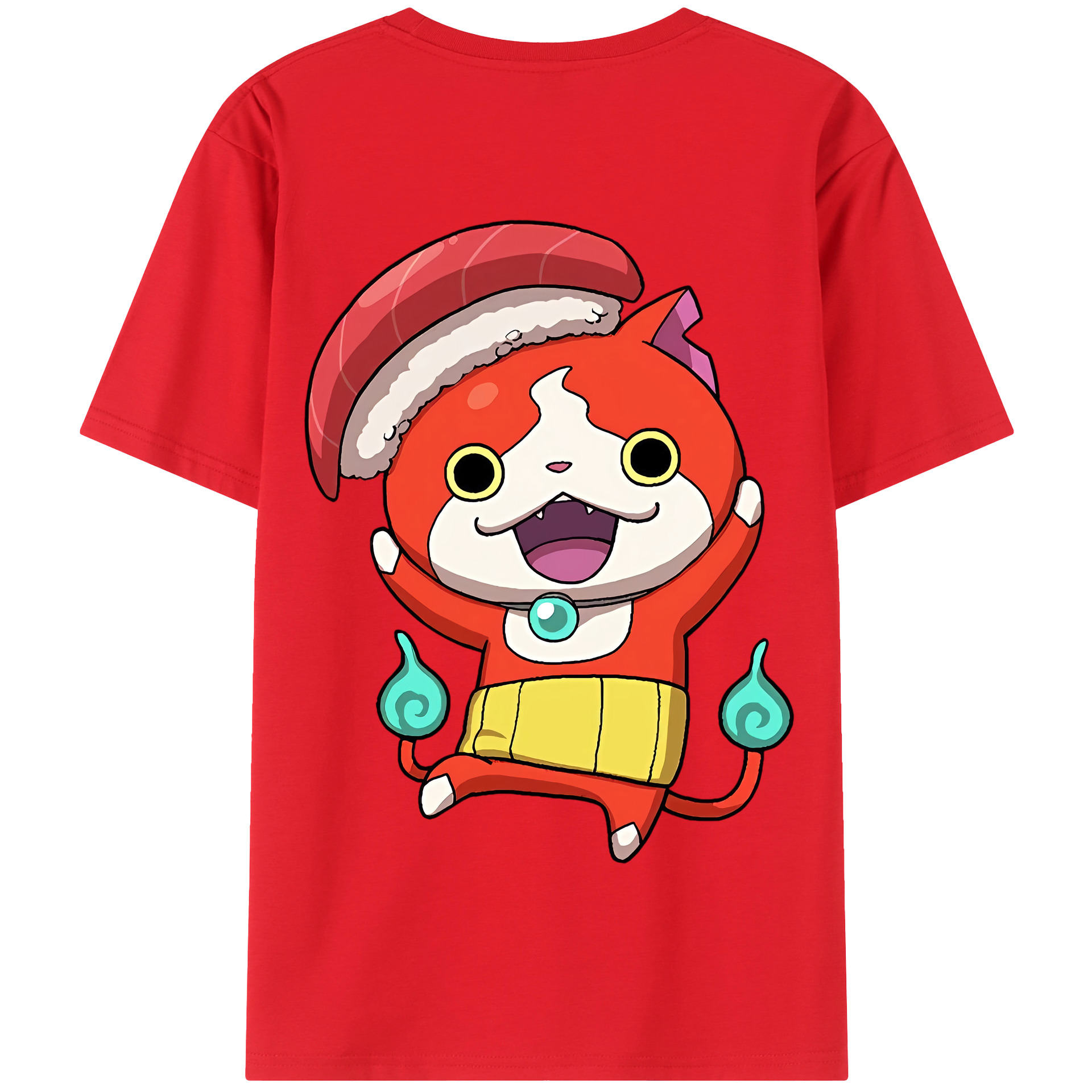 （画像用） 妖怪ウォッチ Yo-kai Watch 綿100％半袖Tシャツ（背面プリント）