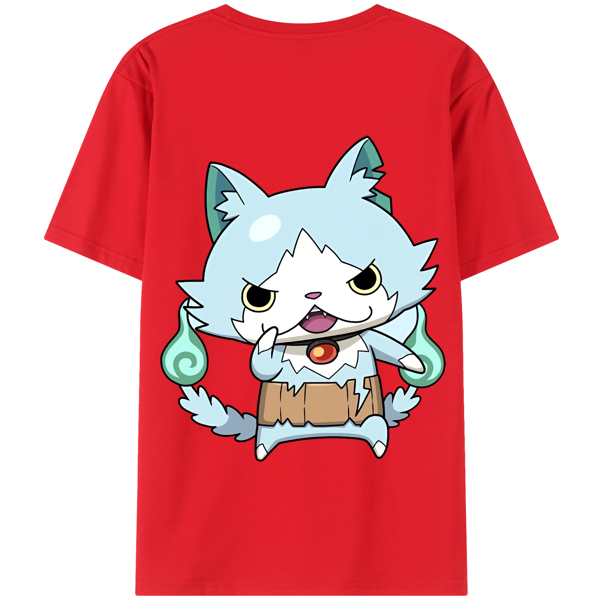 （画像用） 妖怪ウォッチ Yo-kai Watch 綿100％半袖Tシャツ（背面プリント）